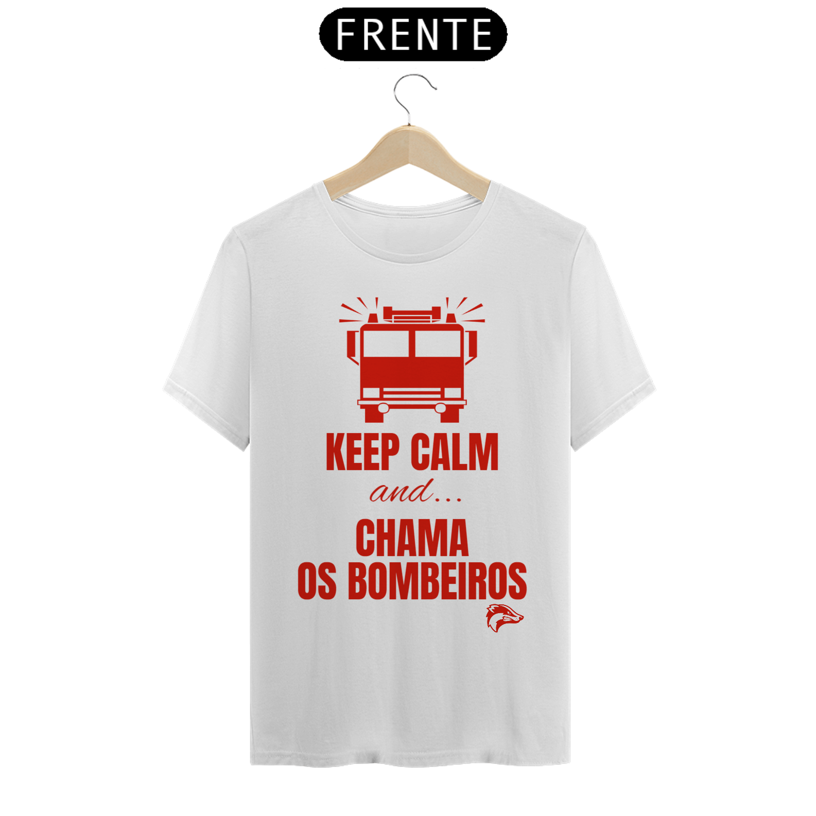 Nome do produto: Camisa Quality - CHAMA OS BOMBEIROS