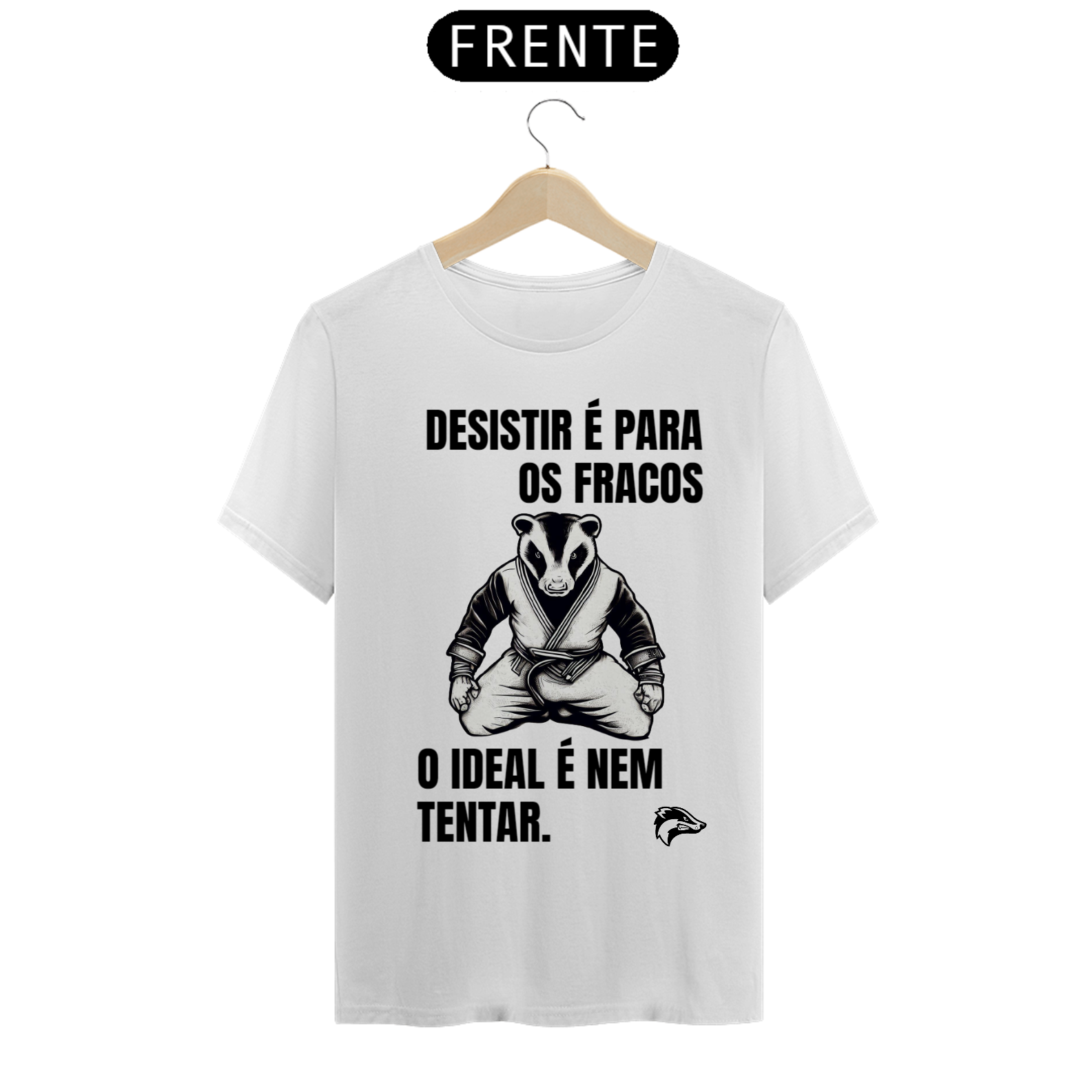 Nome do produto: Camisa Quality - DESISTIR É PARA OS FRACOS