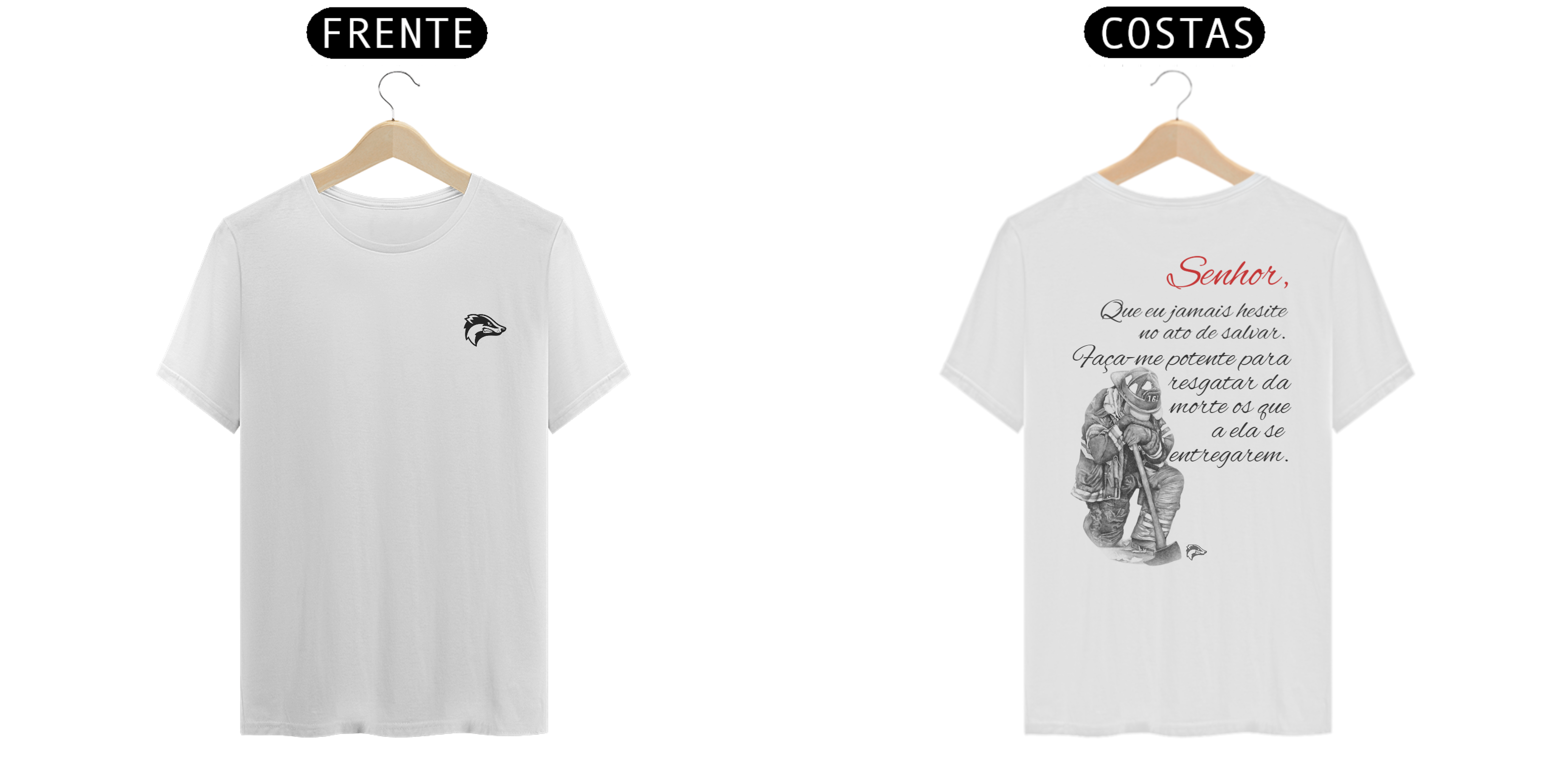 Nome do produto: Camisa Quality - SENHOR, QUE EU JAMAIS HESITE...