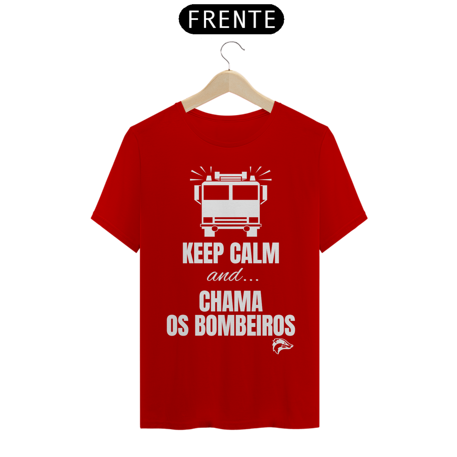 Nome do produto: Camisa Quality - CHAMA OS BOMBEIROS