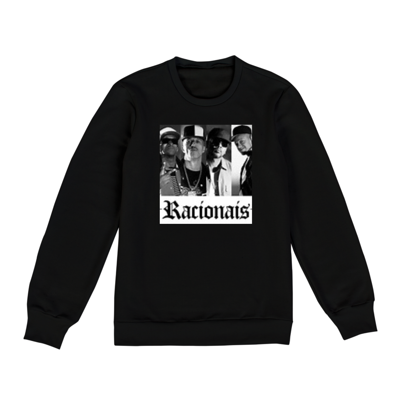 Nome do produto: Moletom ( Estampas Dos Racionais mc’s )