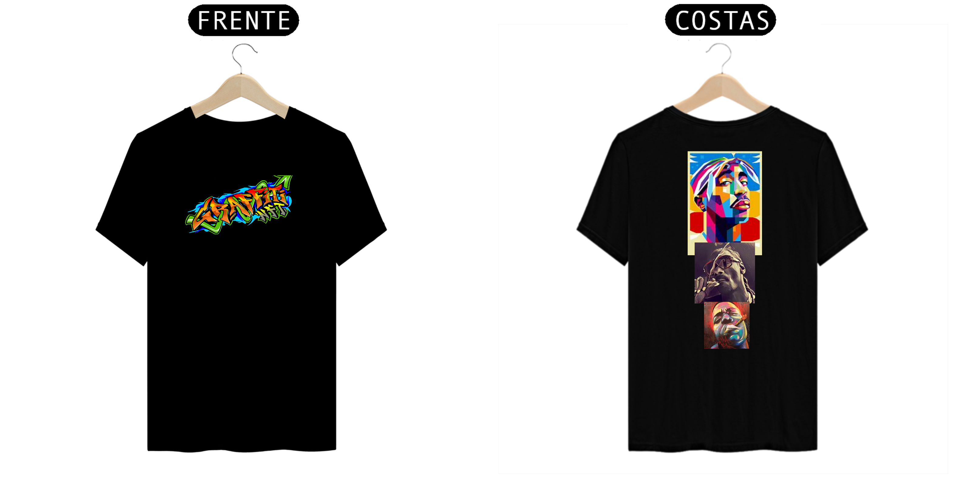 Nome do produto: CAMISETAS ( HIP HOP )