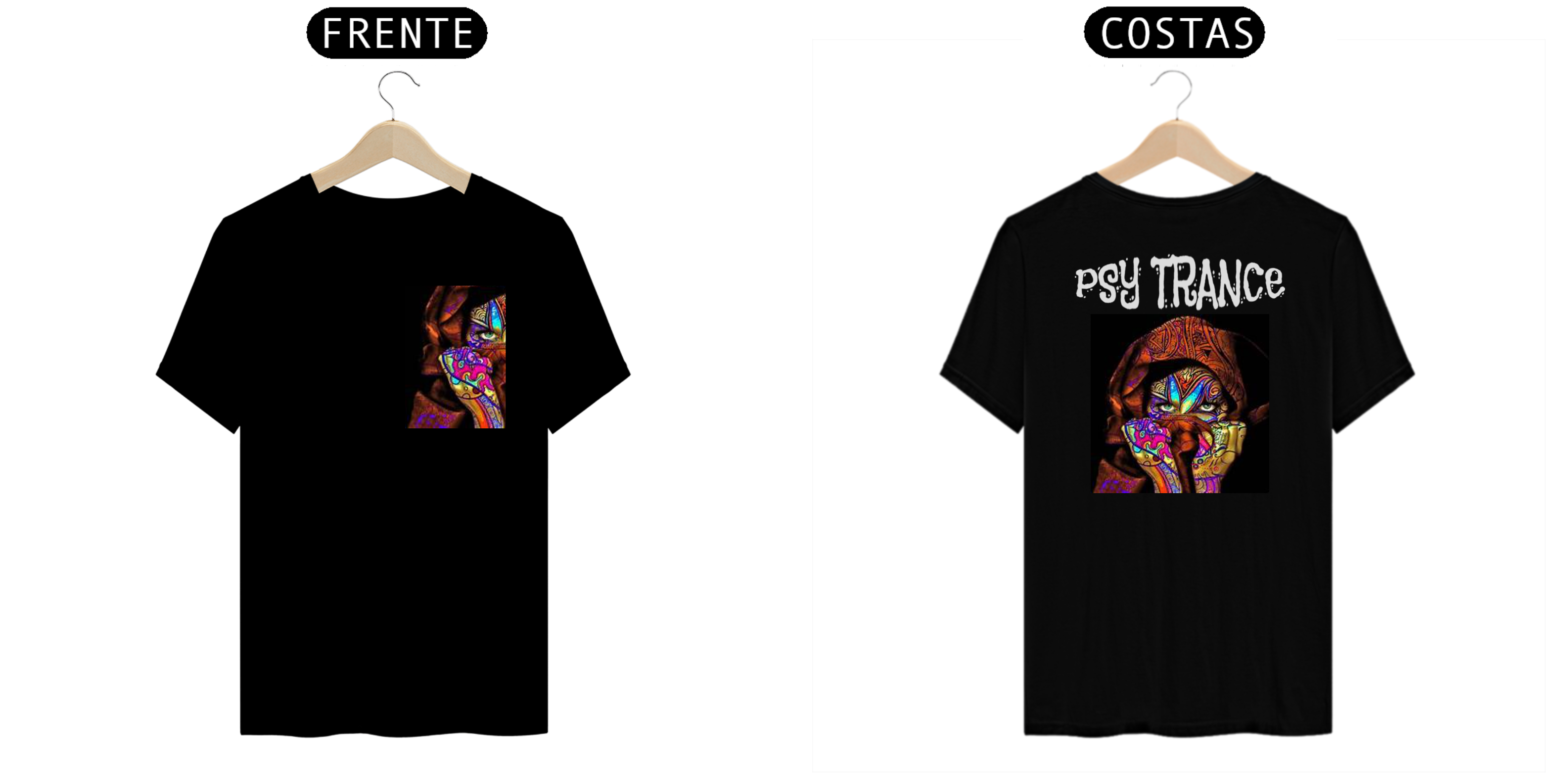 Nome do produto: CAMISETA ( psy trance 02 )