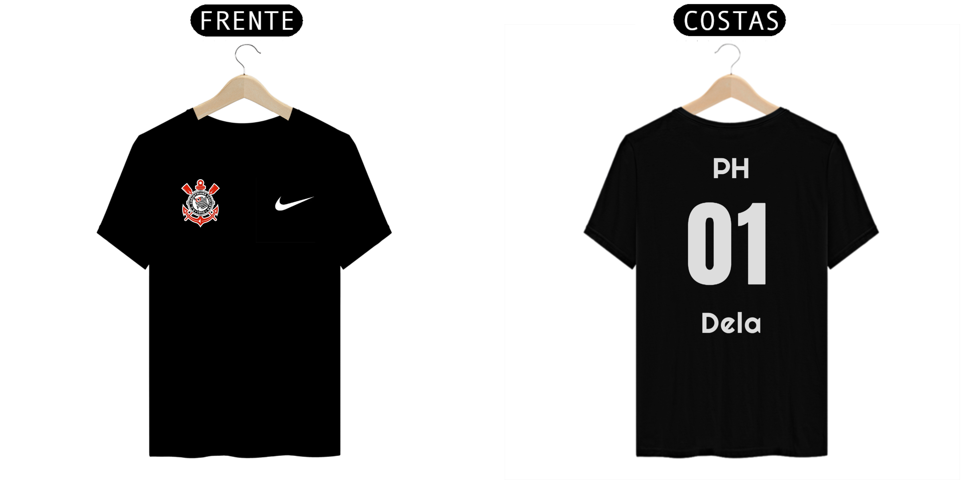 Nome do produto: Brusa Personalizada- Corinthians - Ph 01 Dela