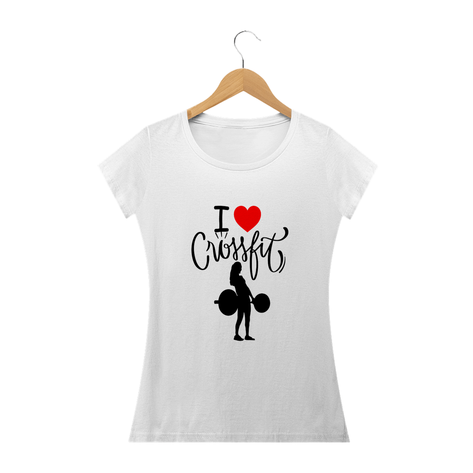 Nome do produto: Baby look Eu amo crossfit