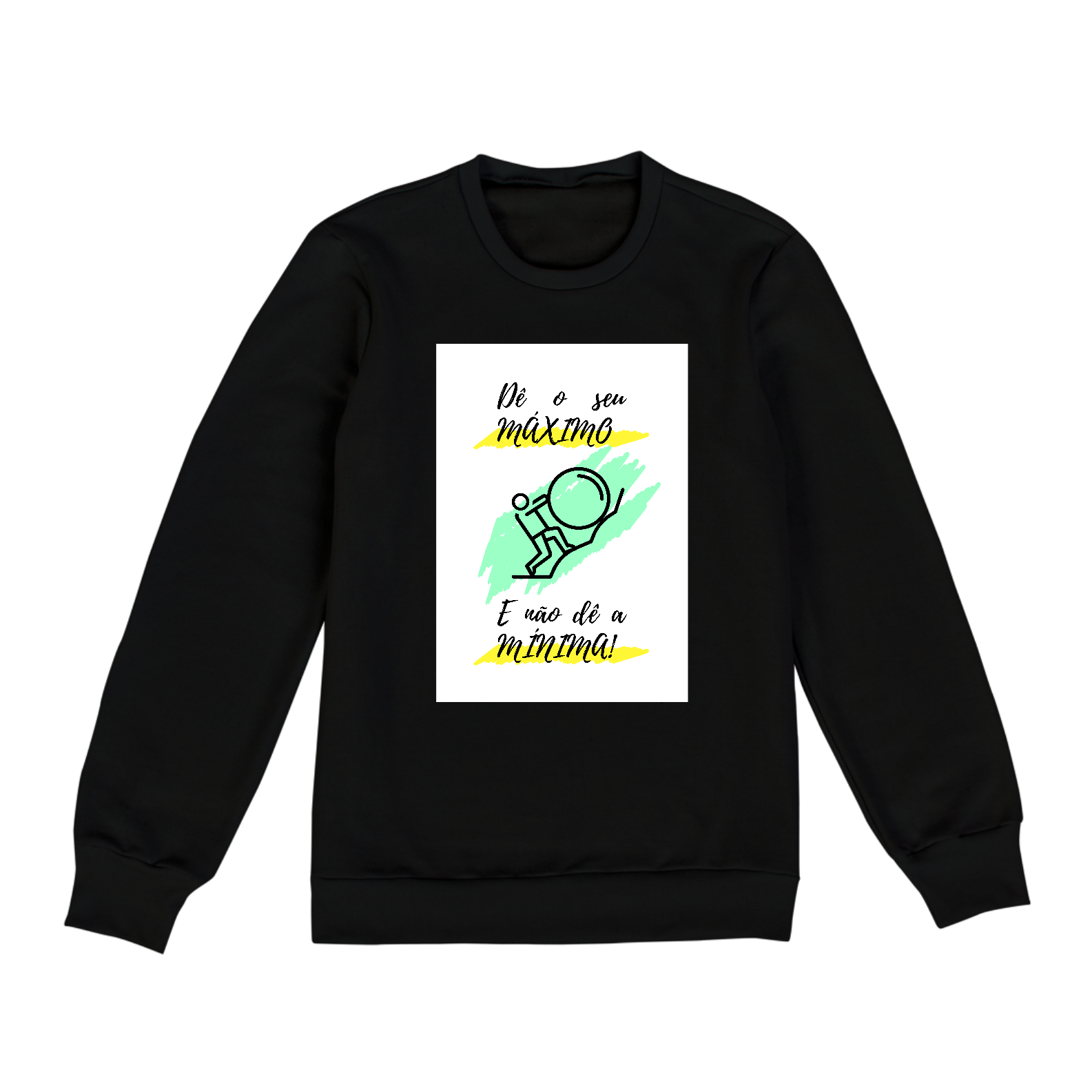 Nome do produto: Blusa Frase de academia