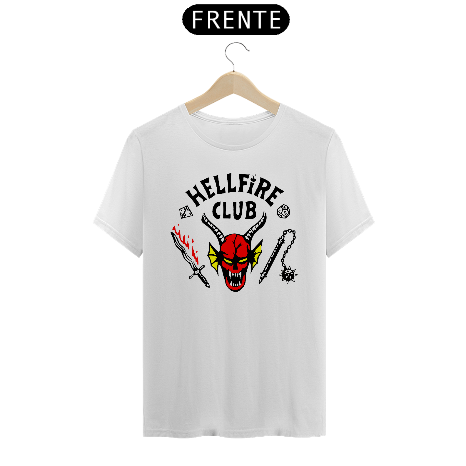Nome do produto: CAMISETA HELLFIRE CLUB OFFICIAL