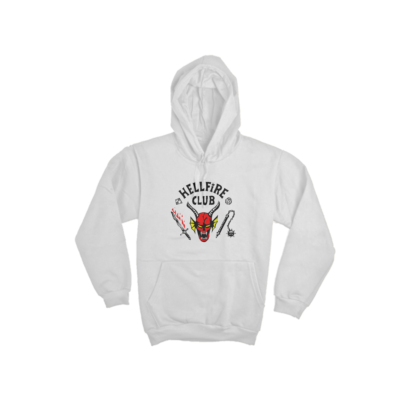 Nome do produto: MOLETON CANGURU UNISSEX HELLFIRE CLUB OFFICIAL