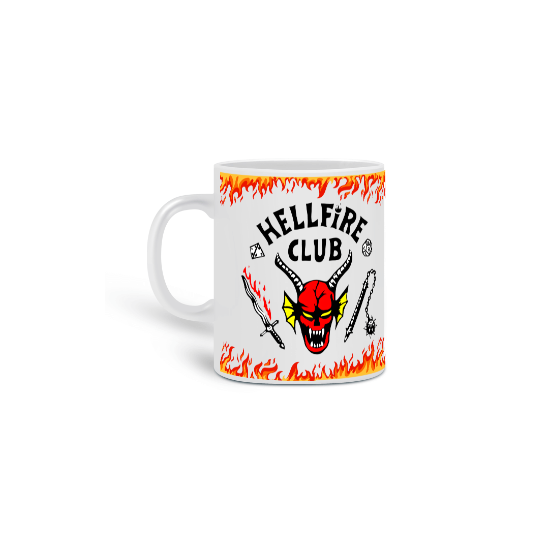 Nome do produto: MUG HELLFIRE CLUB OFFICIAL