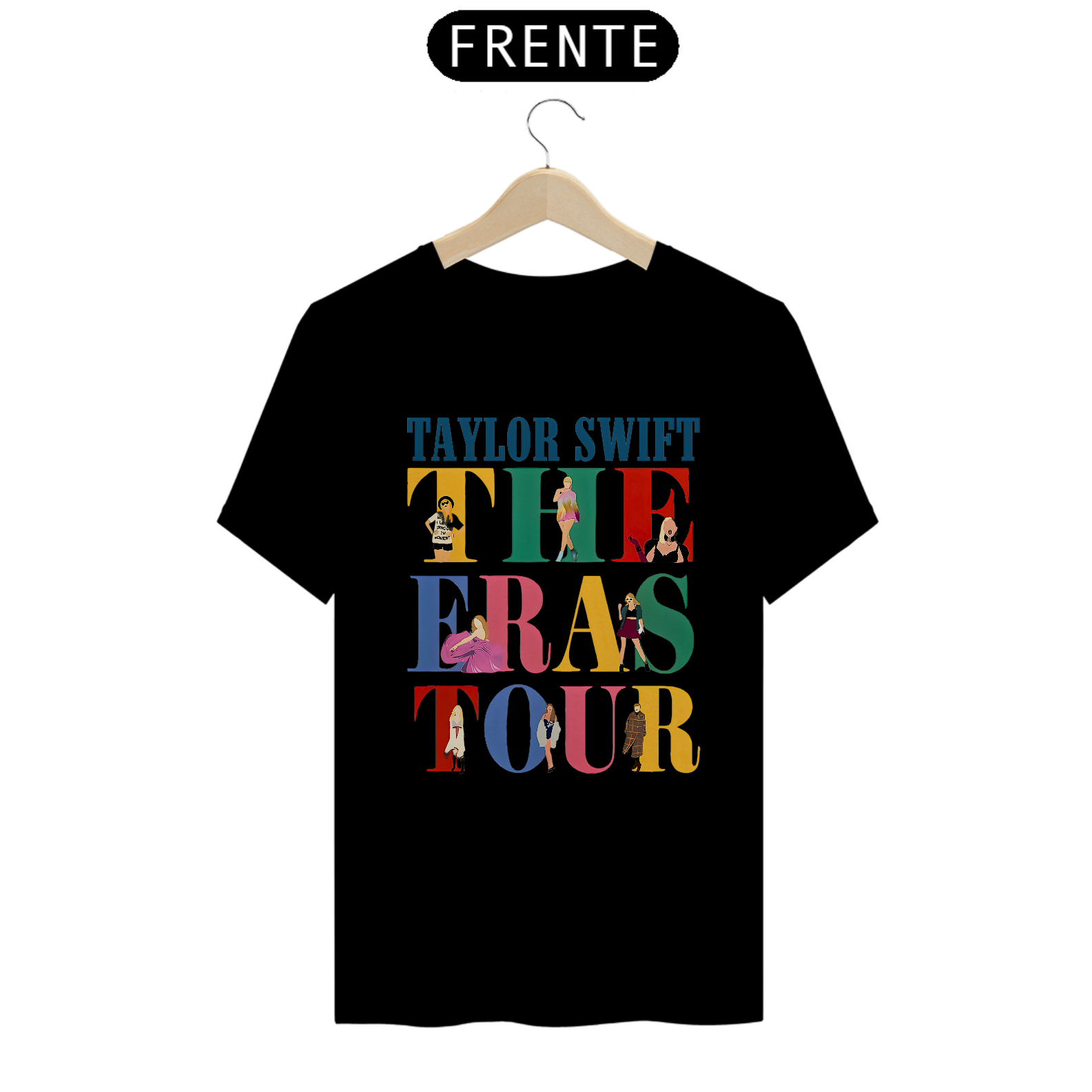 Nome do produto: CAMISETA THE ERAS TOUR COLORS