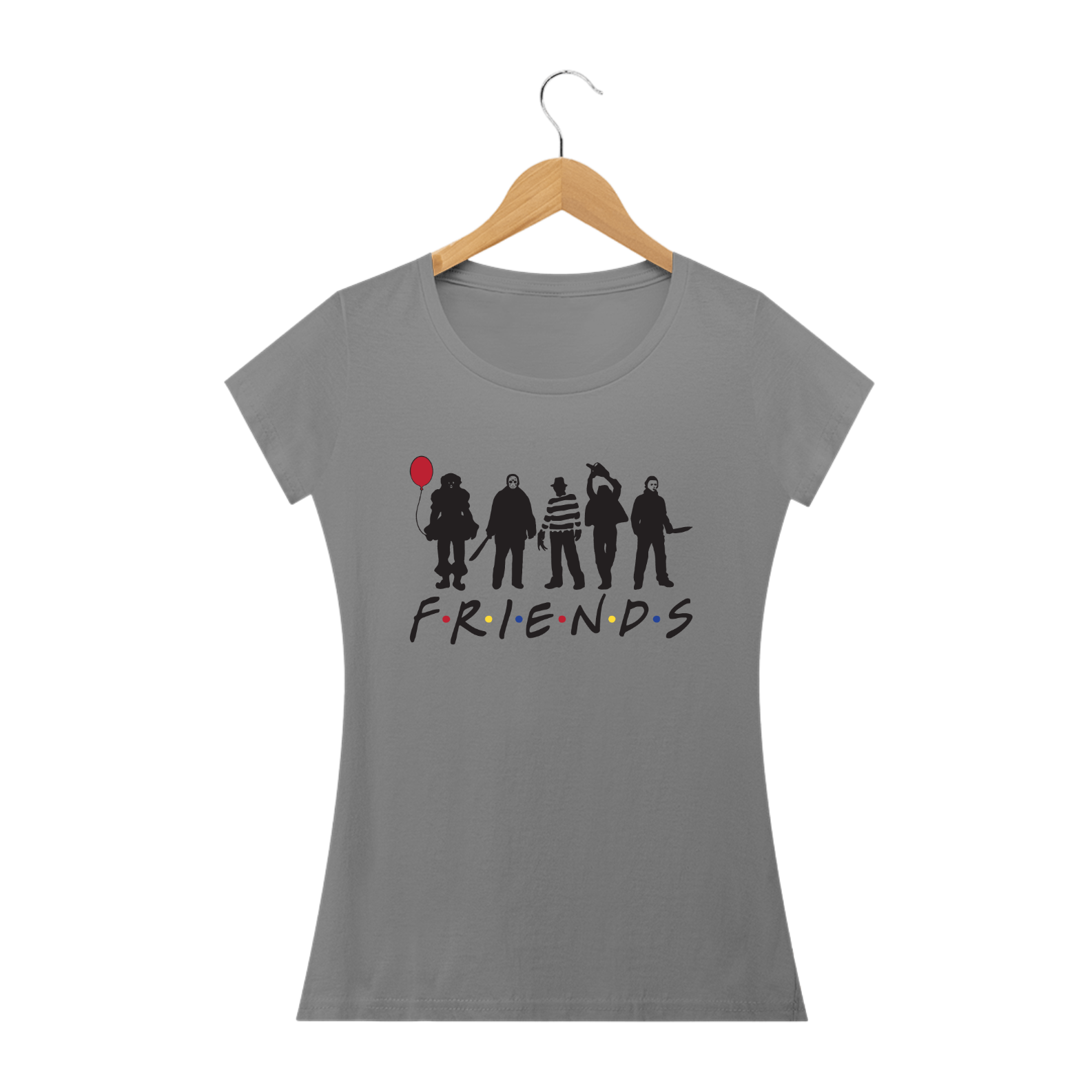 Nome do produto: Friends Filmes de Terror (cores claras)