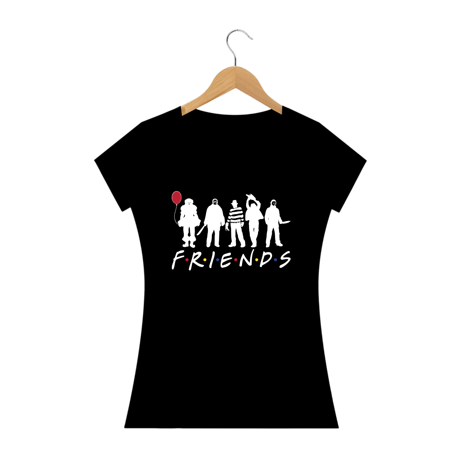 Nome do produto: Friends Filmes de Terror (cores escuras)
