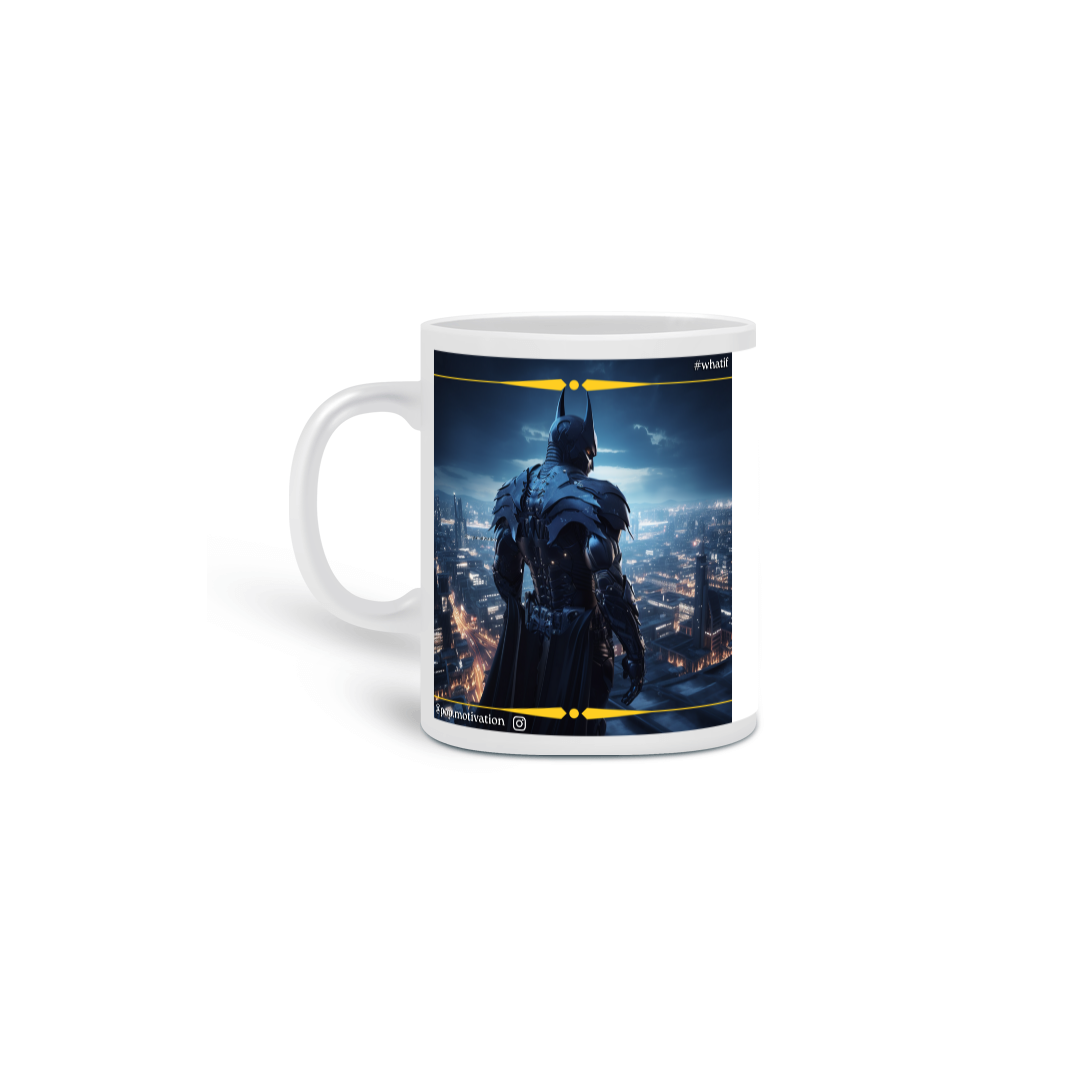 Nome do produto: Caneca Universos Paralelos: Batman Cyberpunk 2