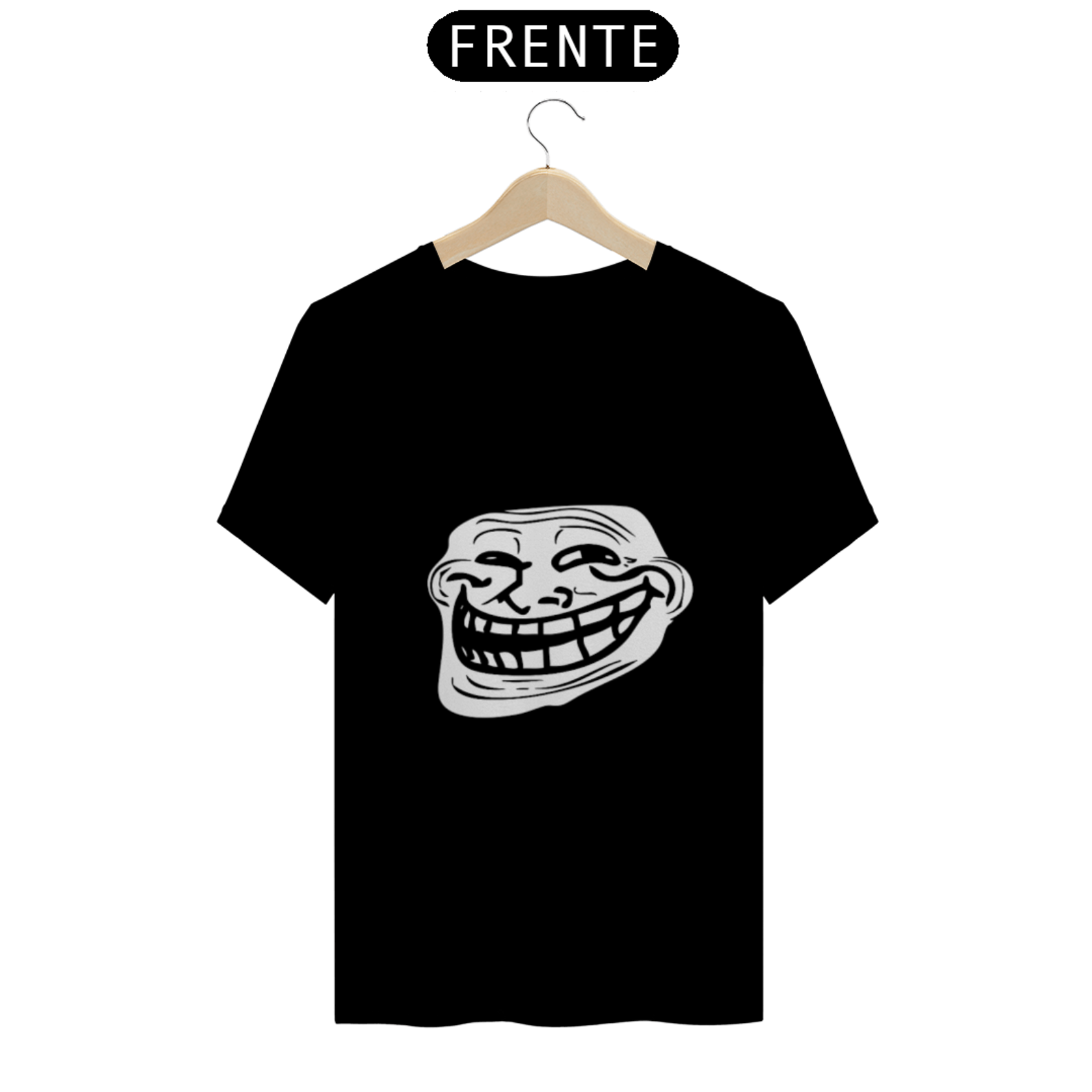 Nome do produto: Camiseta Trollface