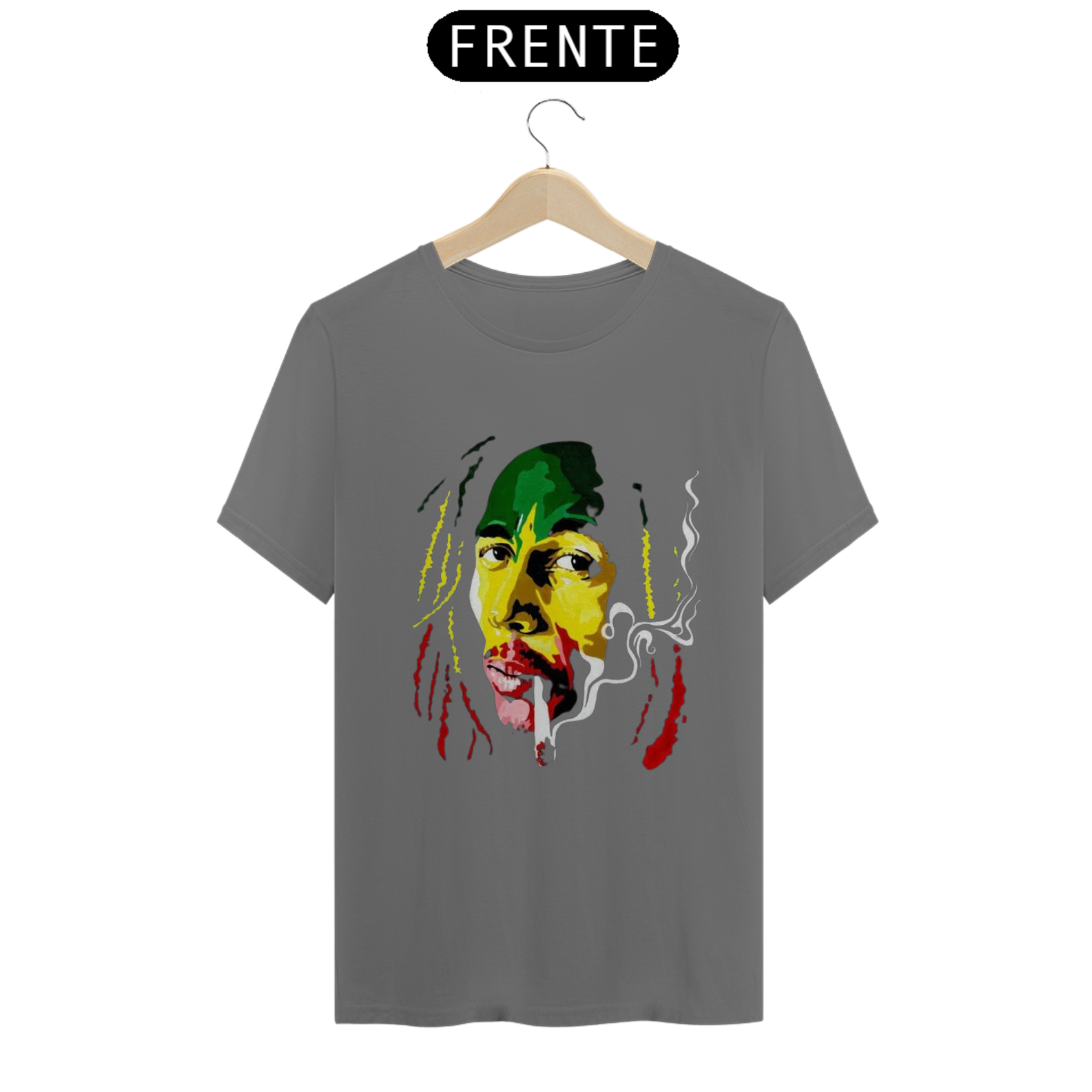 Nome do produto: Camisa estonada BoB Marley