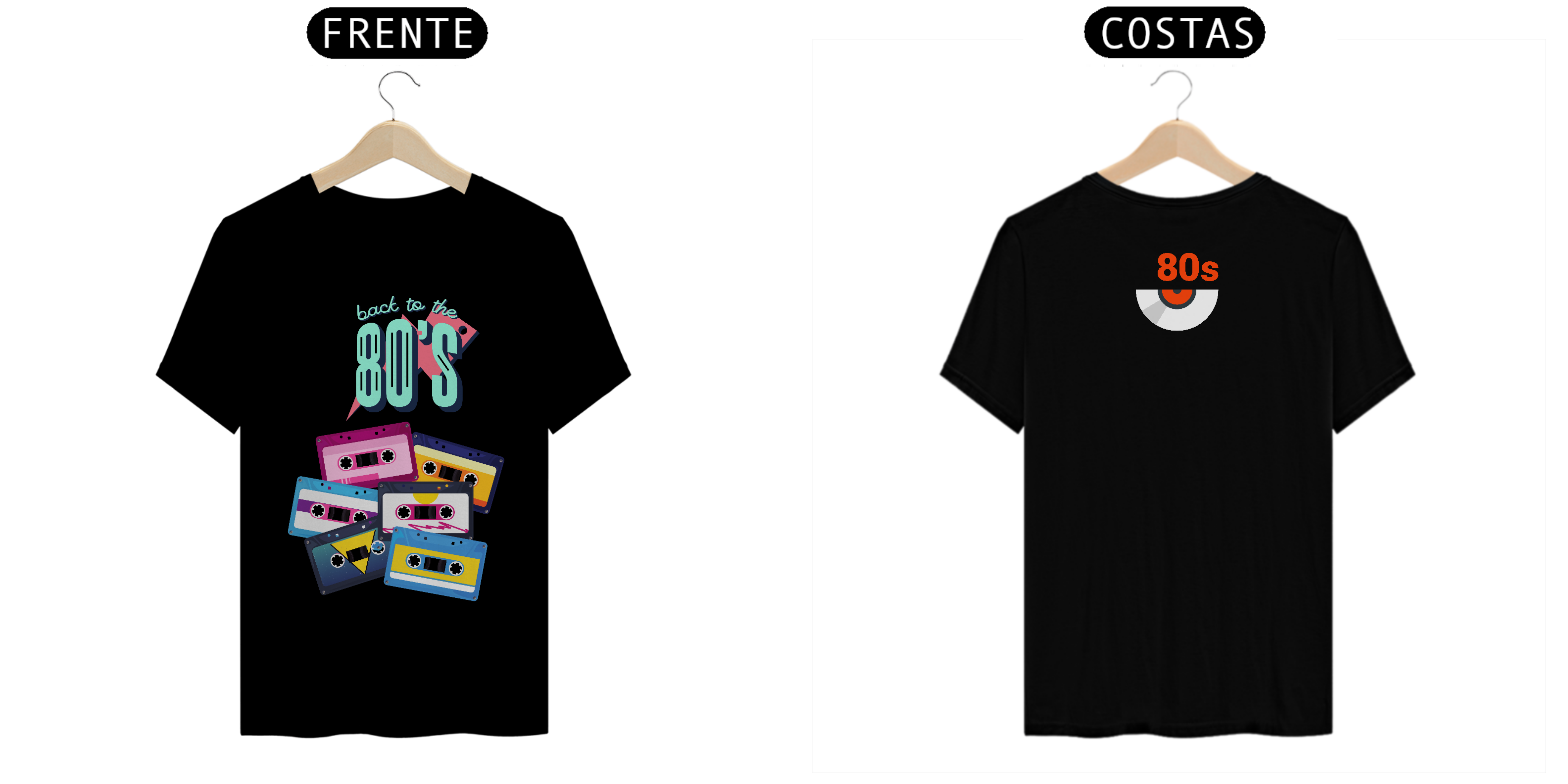 Nome do produto: Camiseta Alta Qualidade - Anos 80