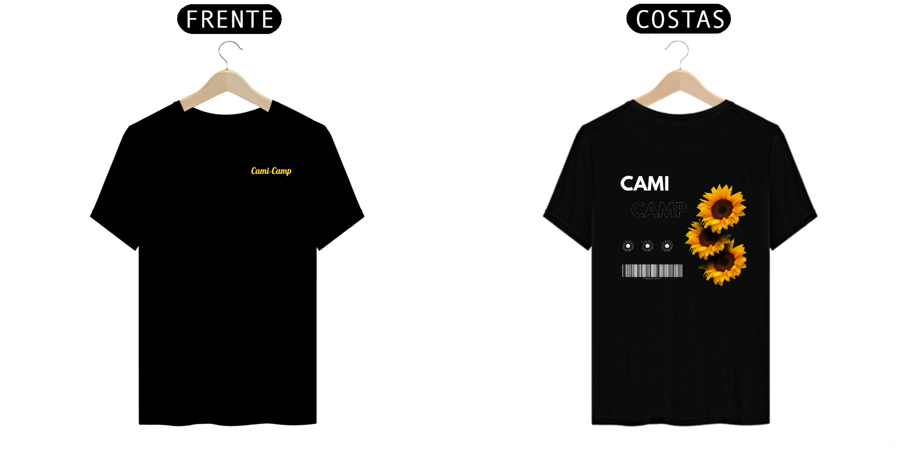 Nome do produto: Camisa Camp-Camp Sunflower