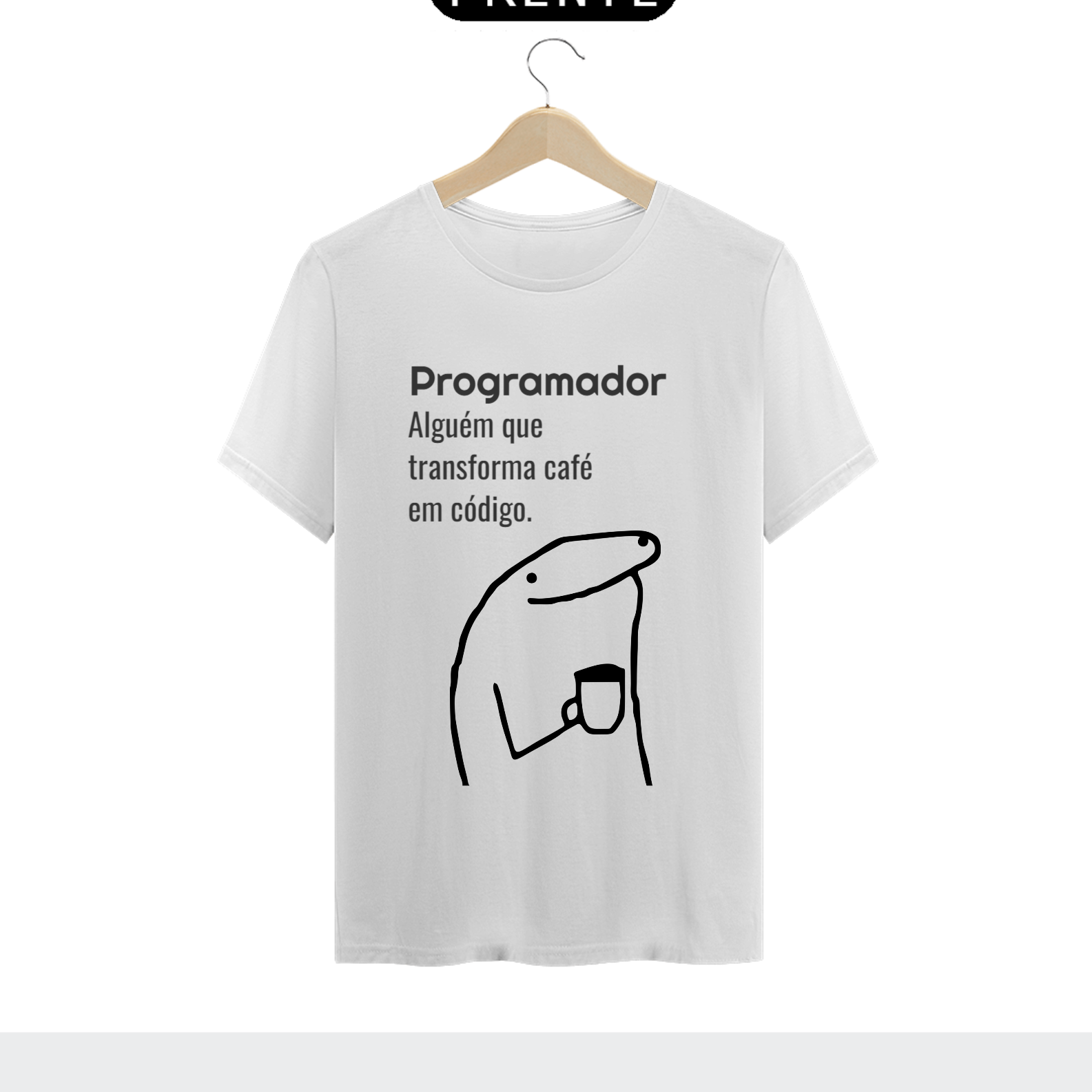 Nome do produto: T-shirt personalizada - Programador