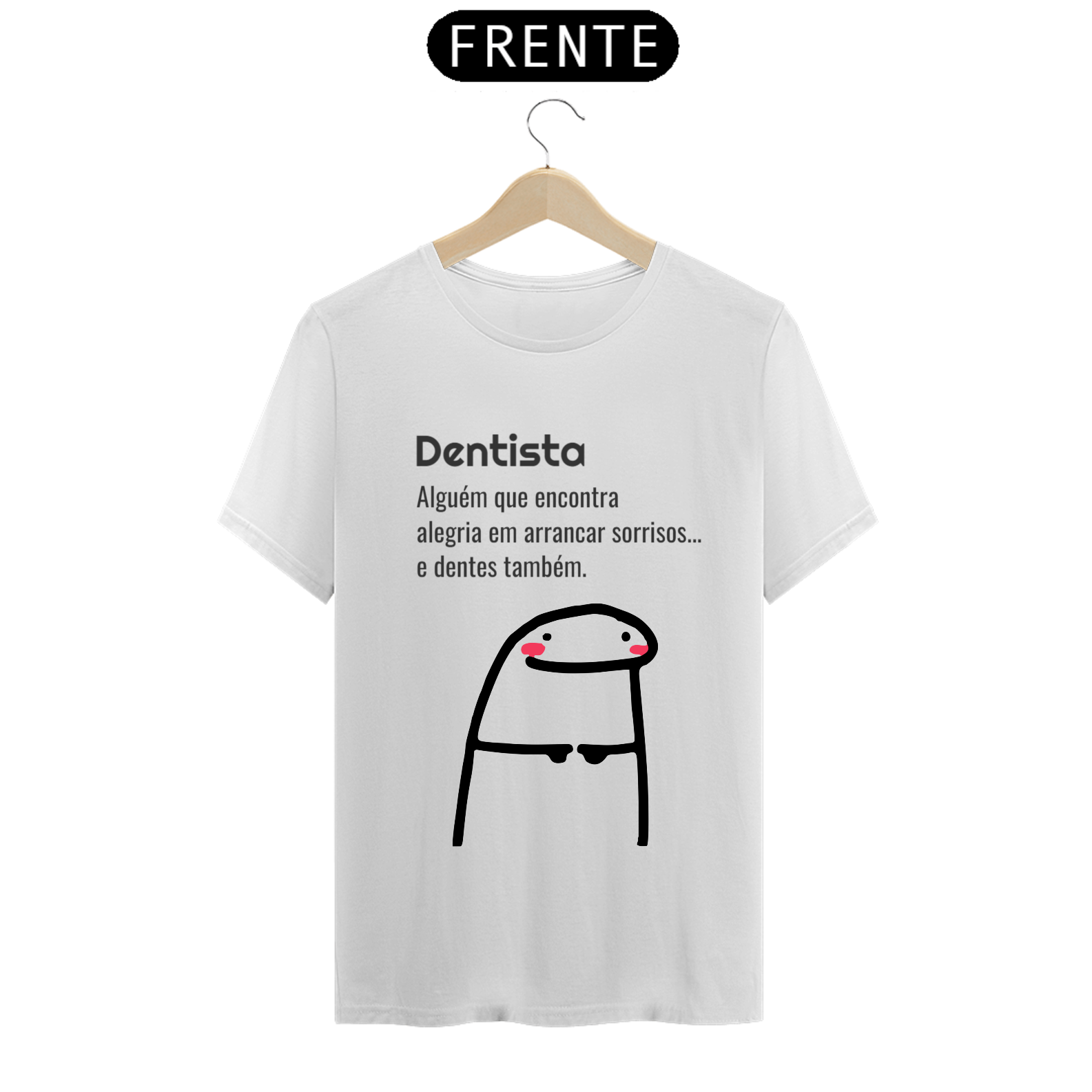 Nome do produto: T-shirt personalizada - Dentista