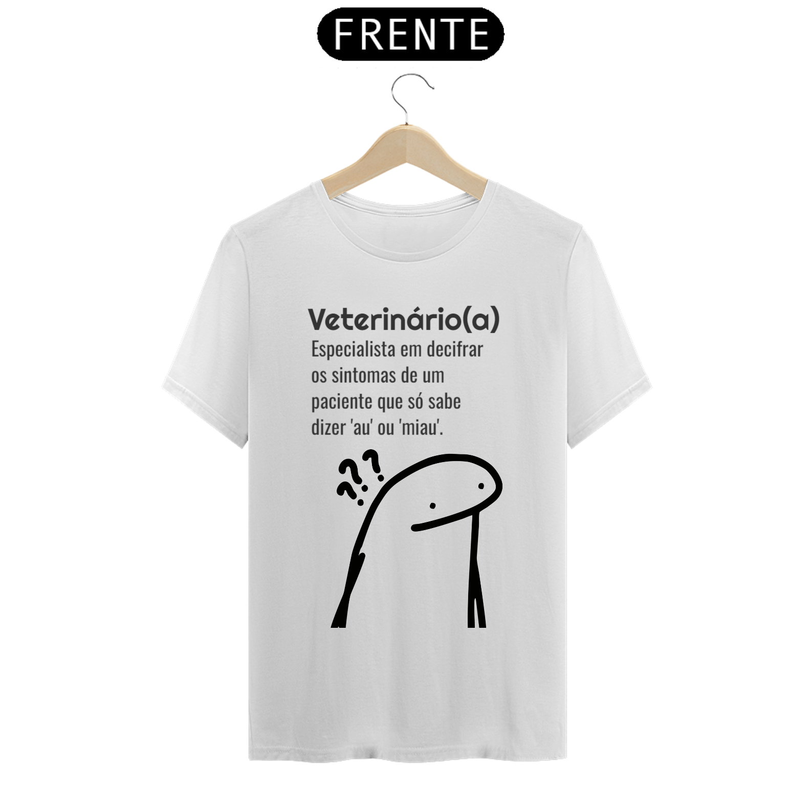 Nome do produto: T-shirt personalizada - Veterinário(a)