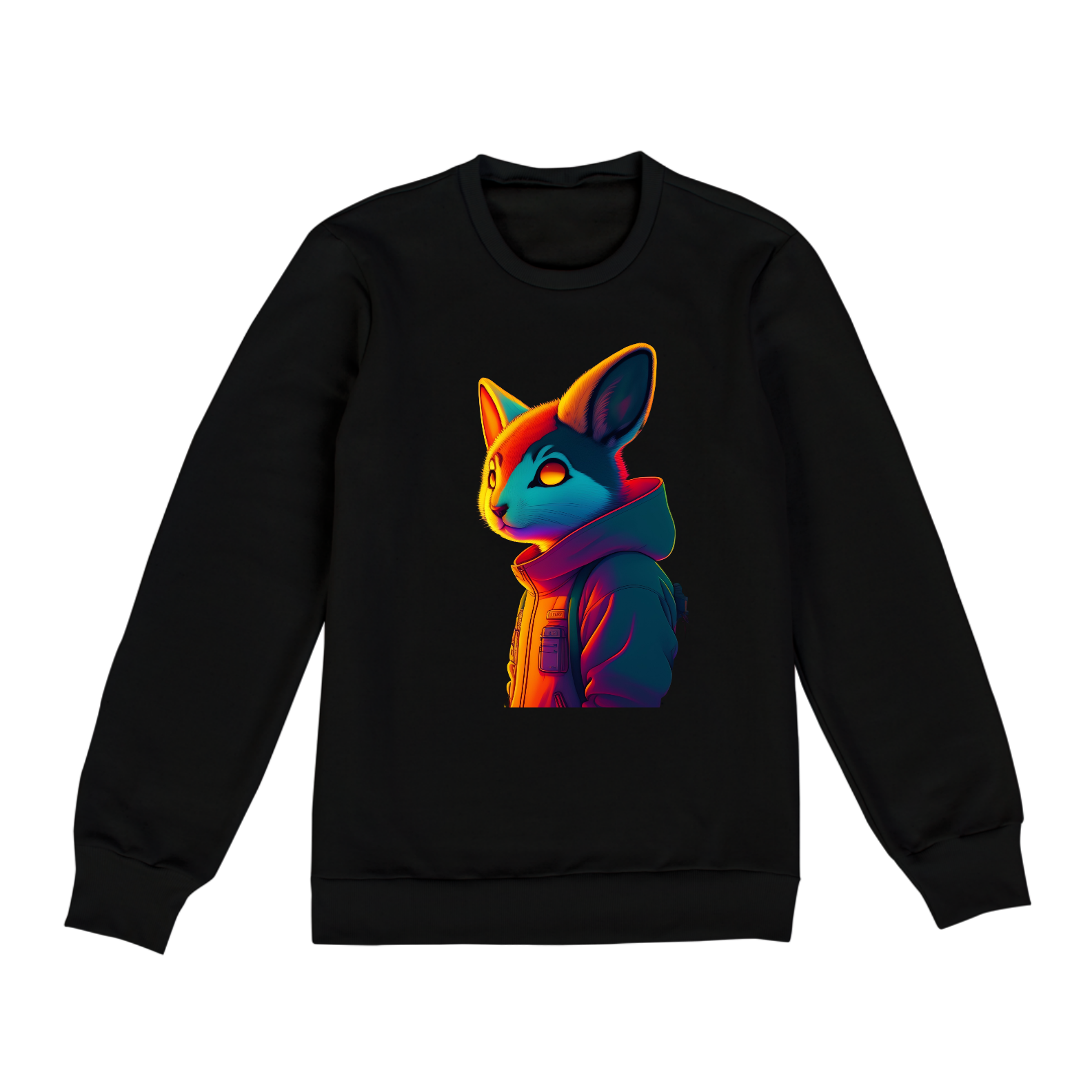 Nome do produto: Moletom fechado personalizado - Coelho