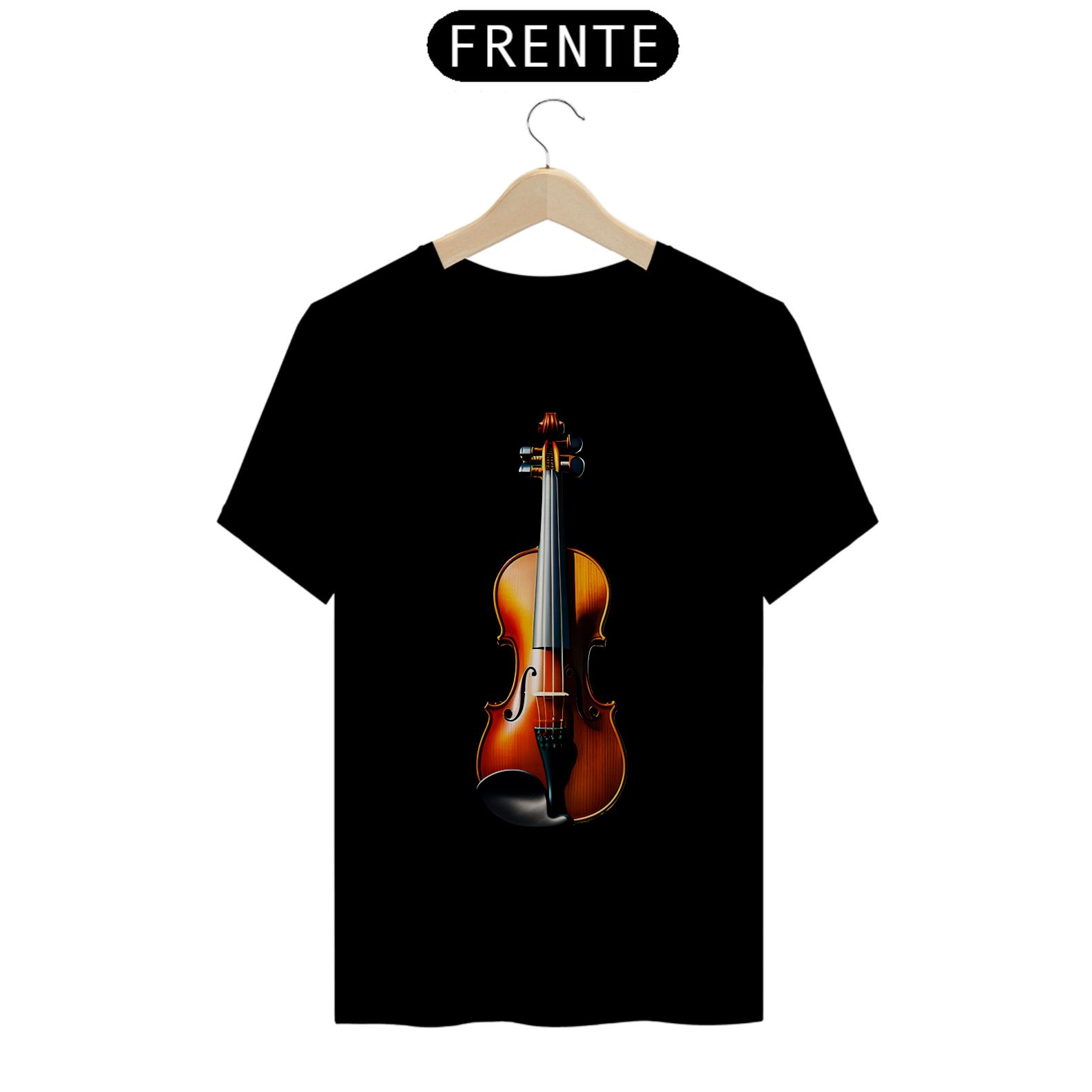 Nome do produto: T-shirt quality personalizada - Violino