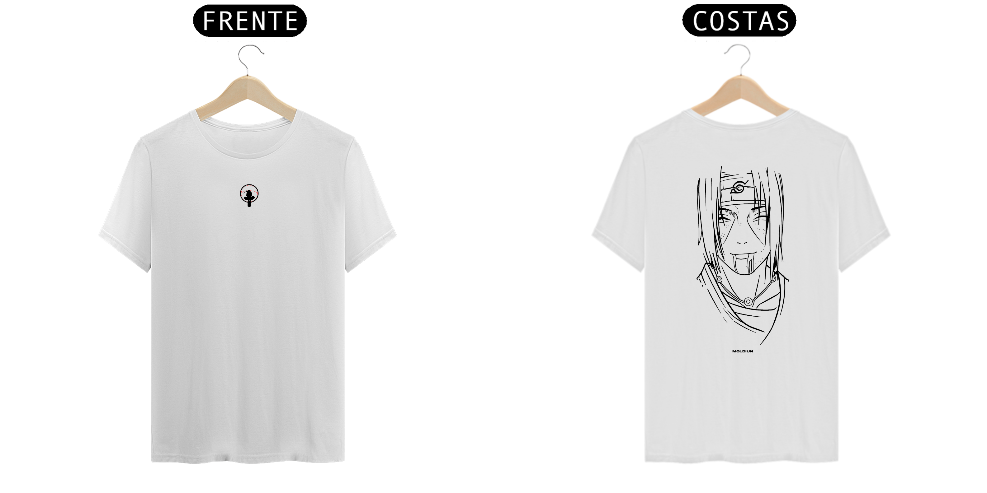 Itachi Uchiha - Naruto (frente e costas)