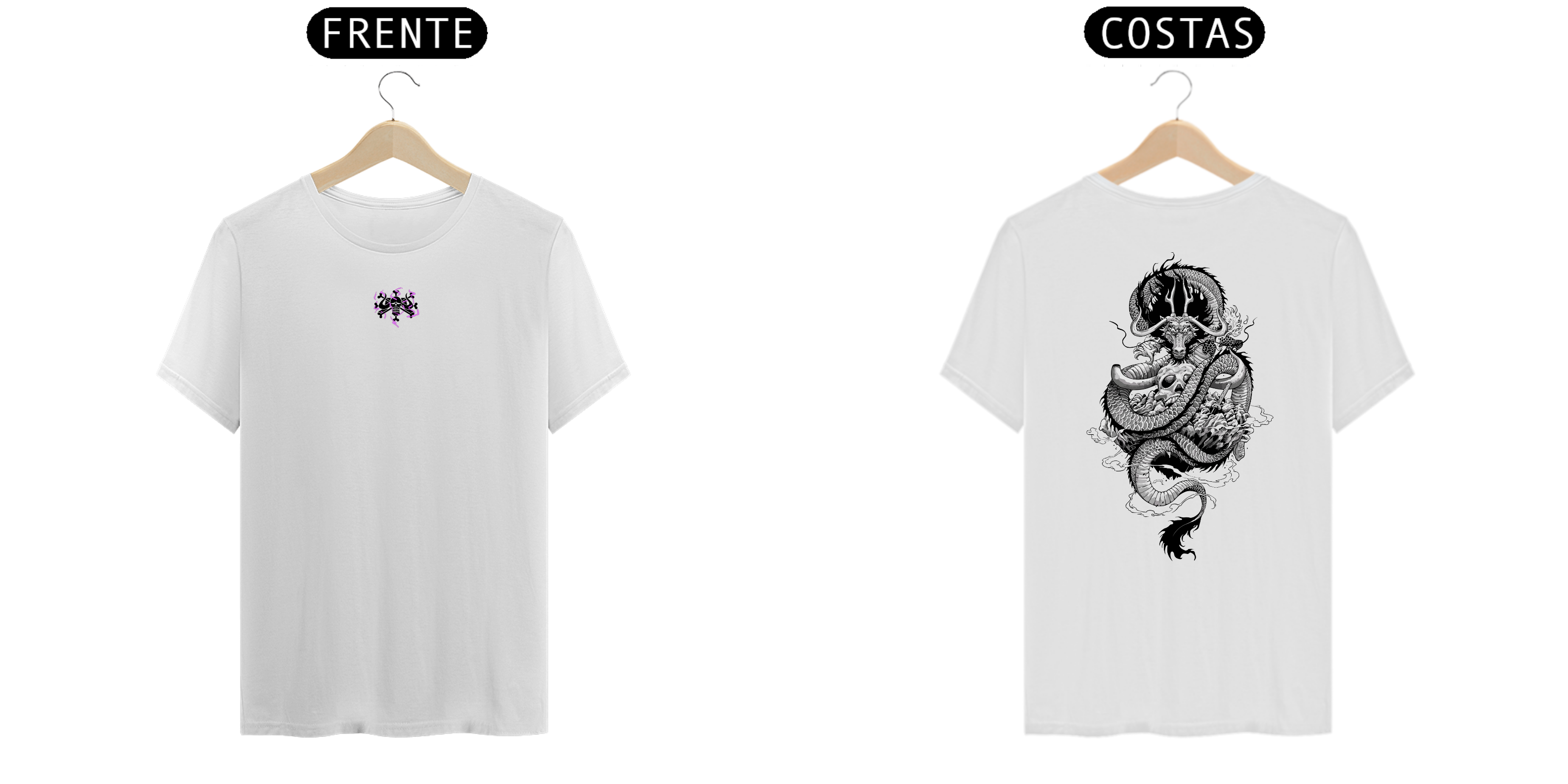 Kaidou das Feras - One Piece (frente e costas)