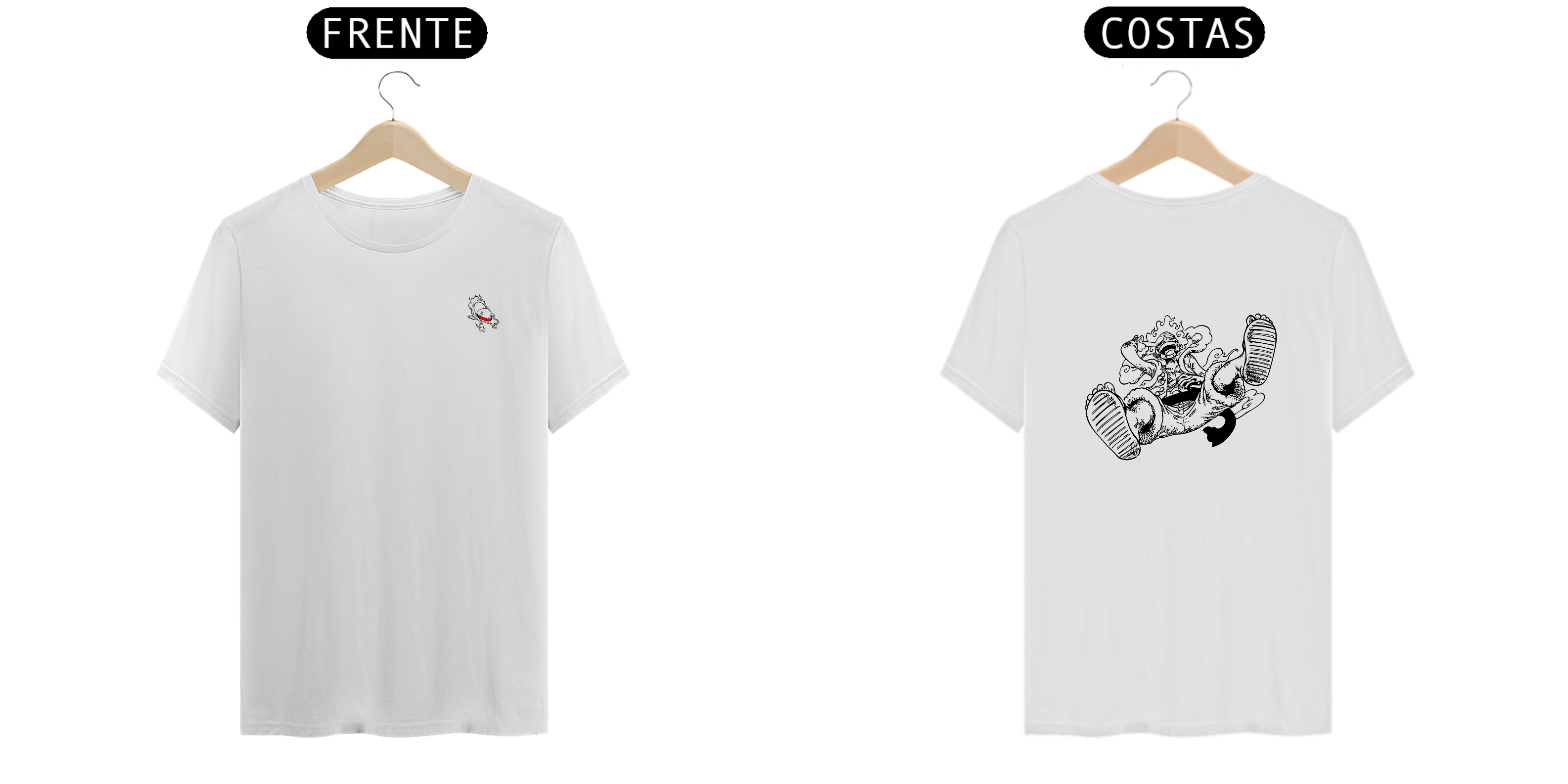 Monkey D. Luffy v. 3 - One piece (frente e costas)