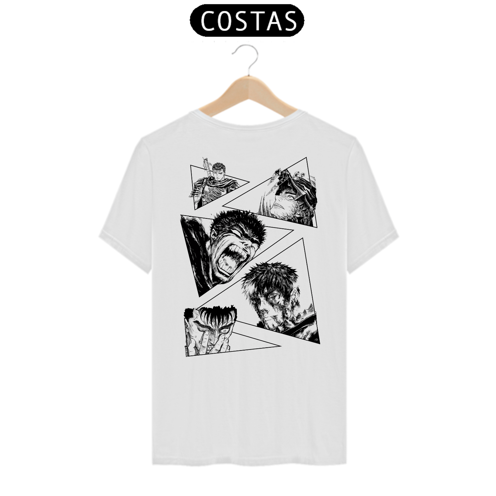 Guts - Berserk (estampa nas costas)