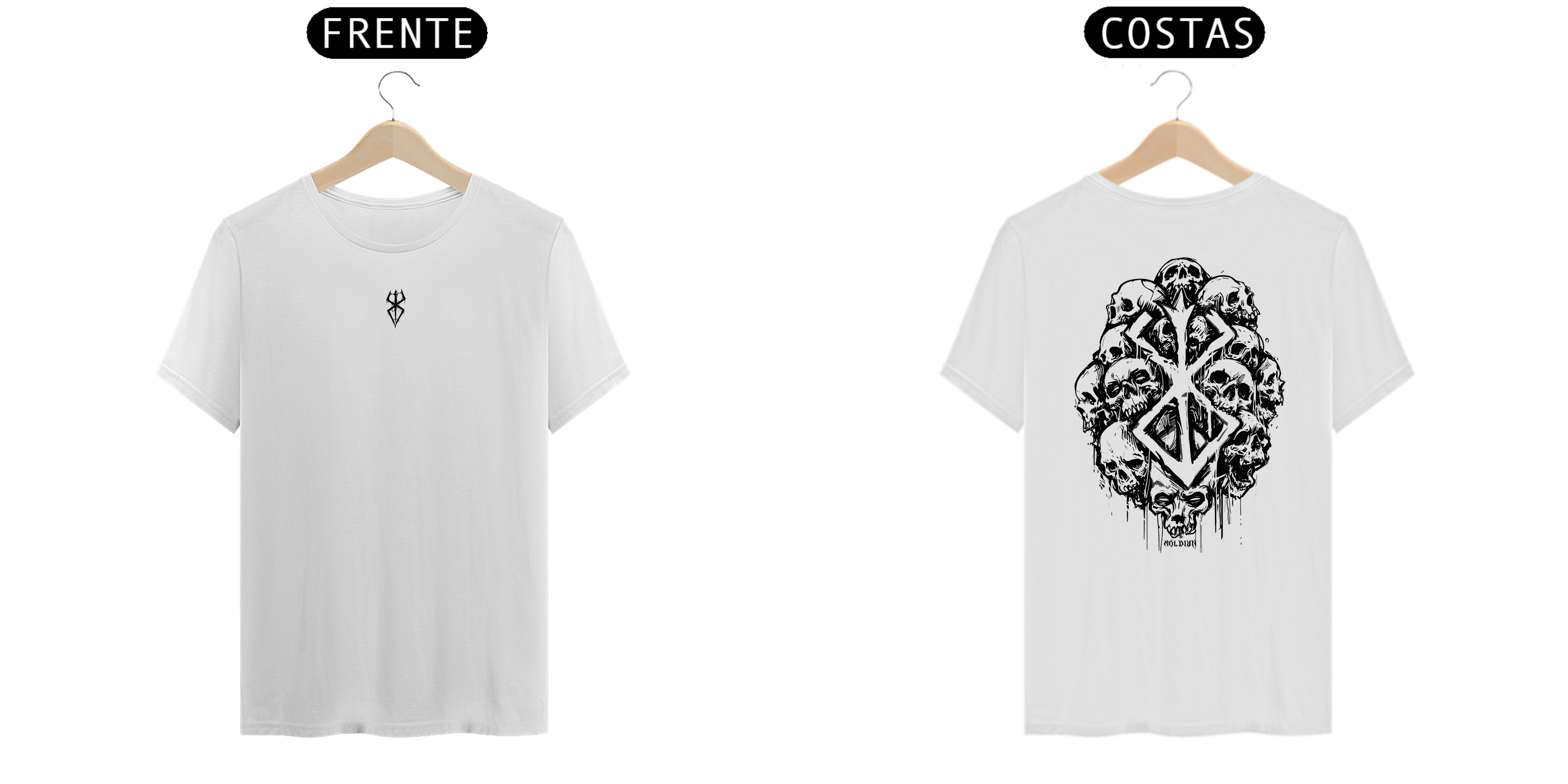 Marca do sacrifício - Berserk (frente e costas)