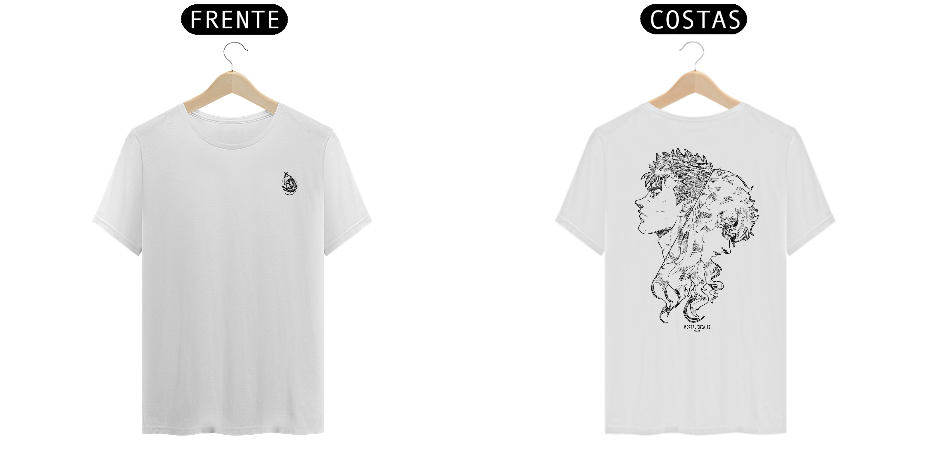 Inimigos Mortais - Berserk (frente e costas)