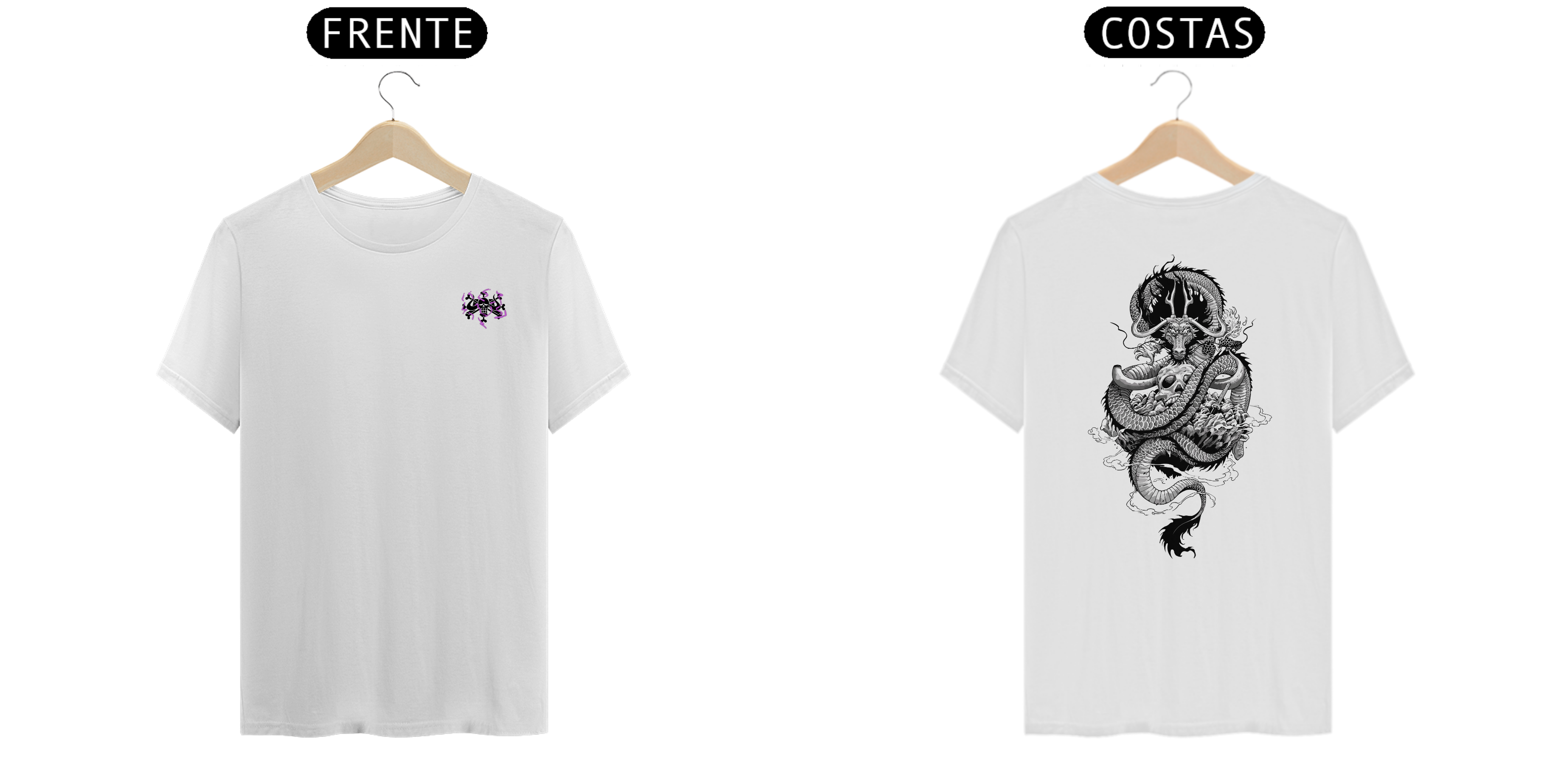 Kaidou das Feras - One Piece (frente e costas)