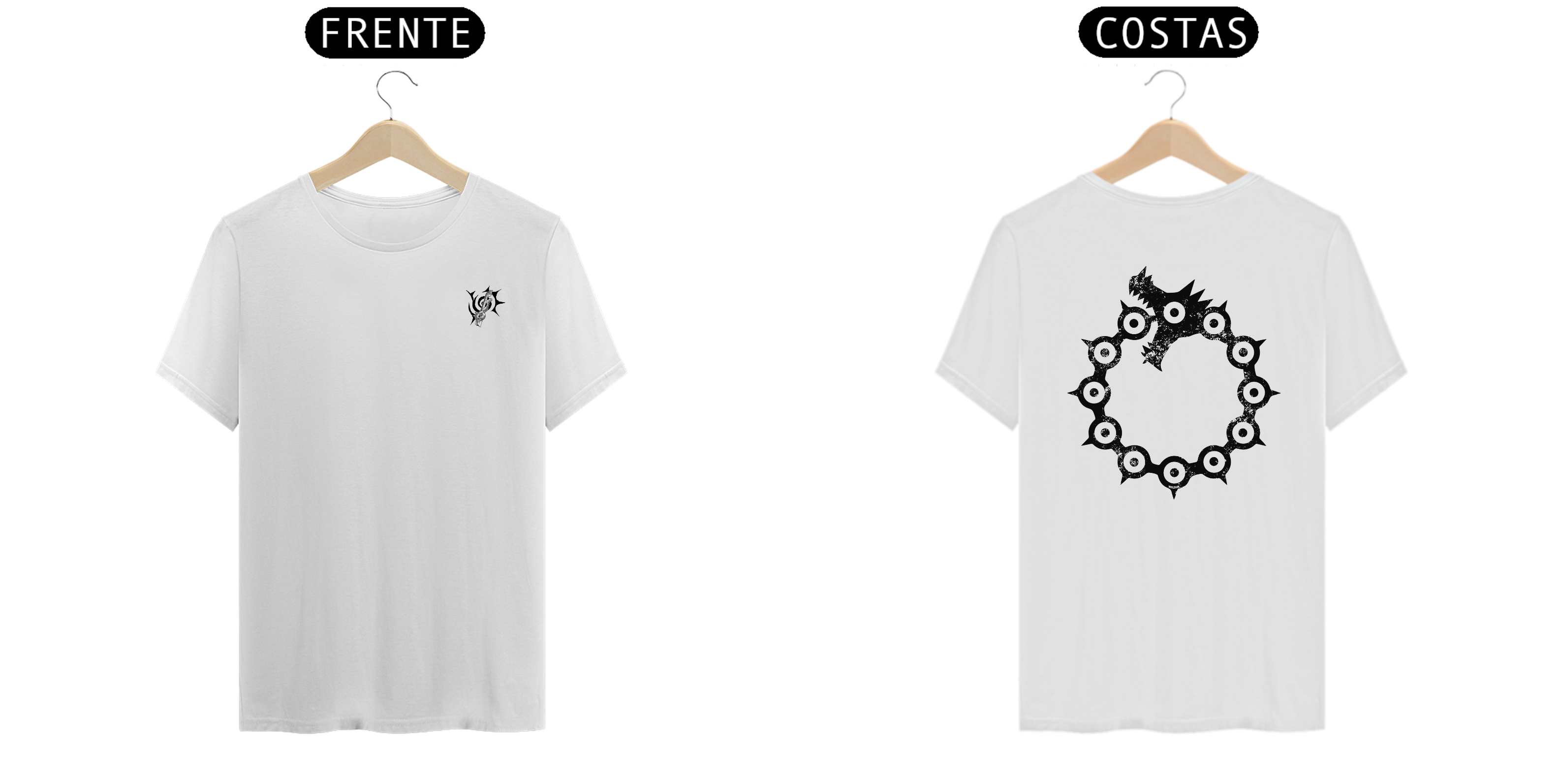 Pecado da Ira - Nanatsu no Taizai (frente e costas)