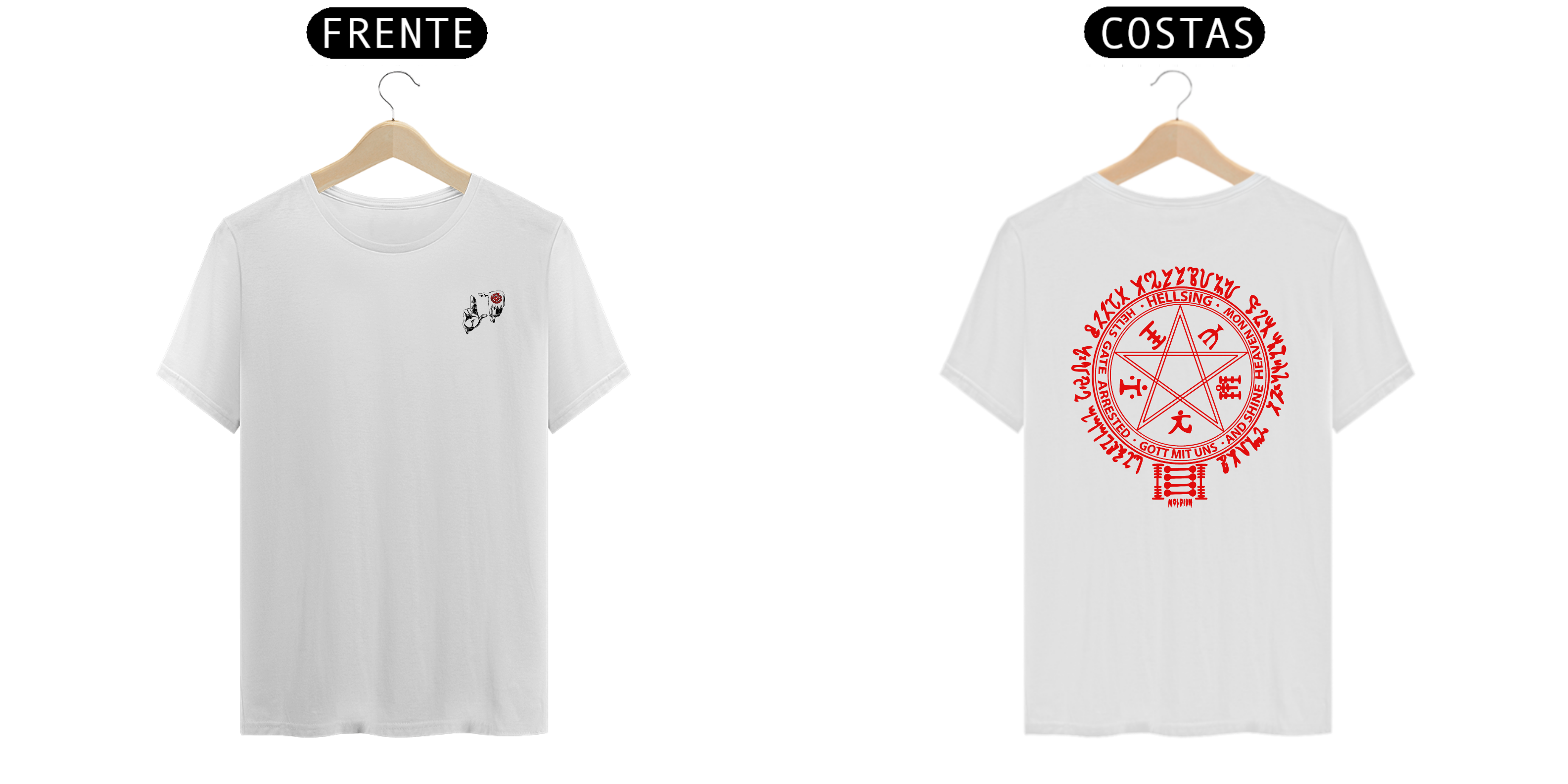 Alucard - Hellsing (frente e costas)