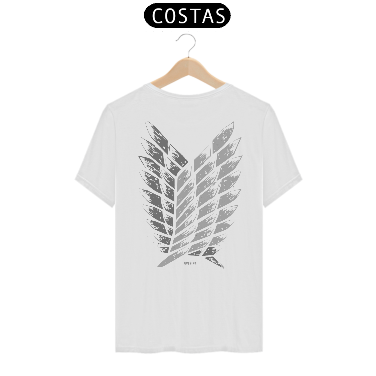 Asas da liberdade - Attack on Titan (costas)