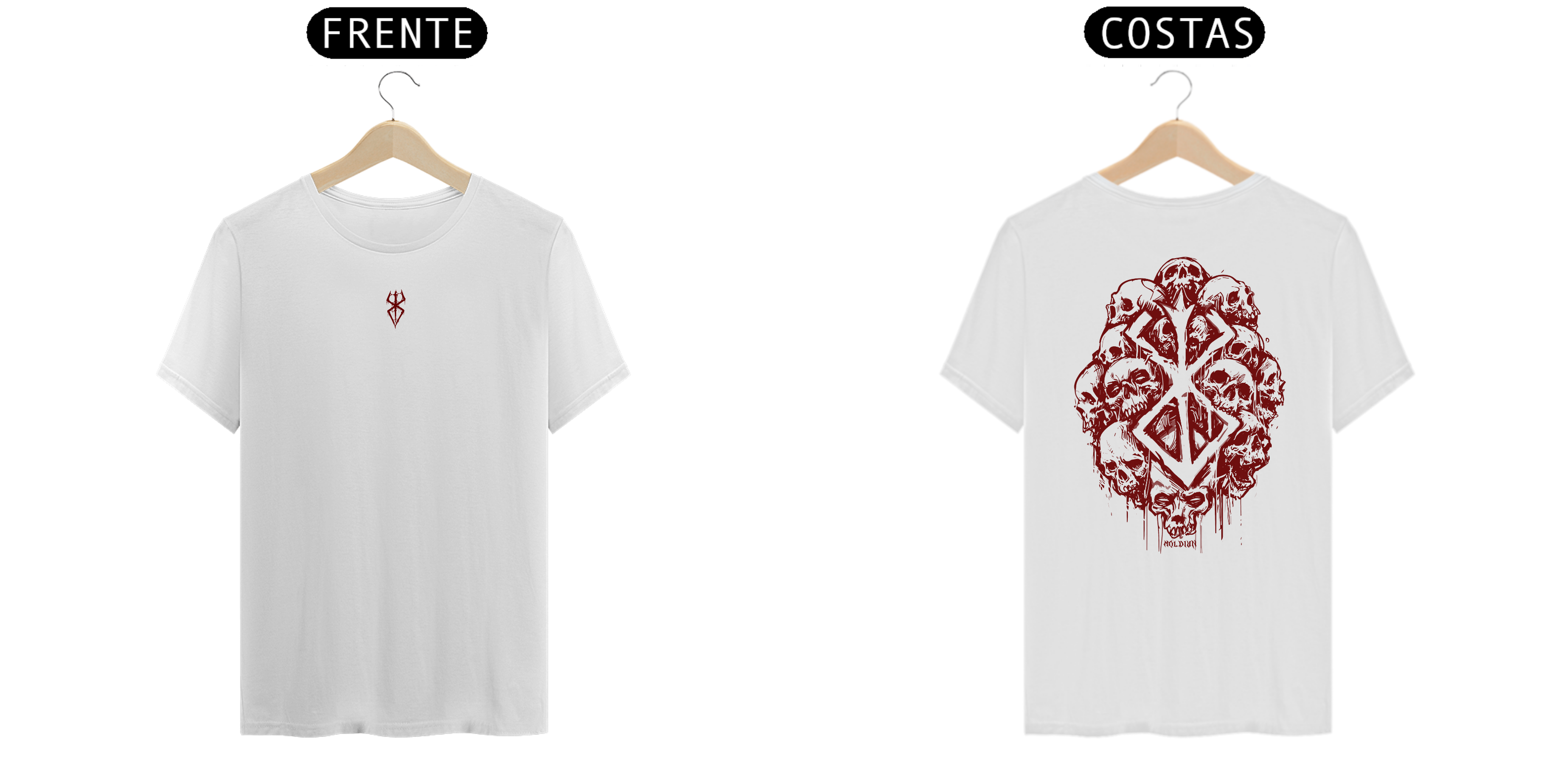 Marca do sacrifício - Berserk (frente e costas)