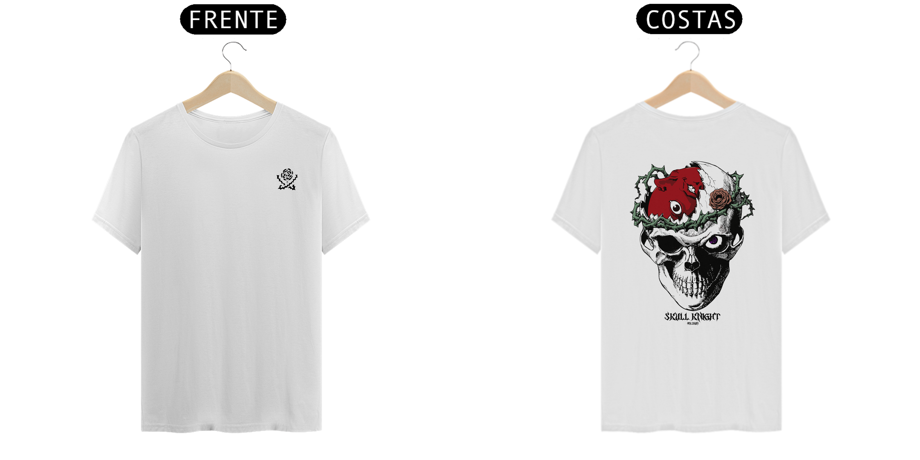 Cavaleiro Crânio - Berserk (frente e costas)