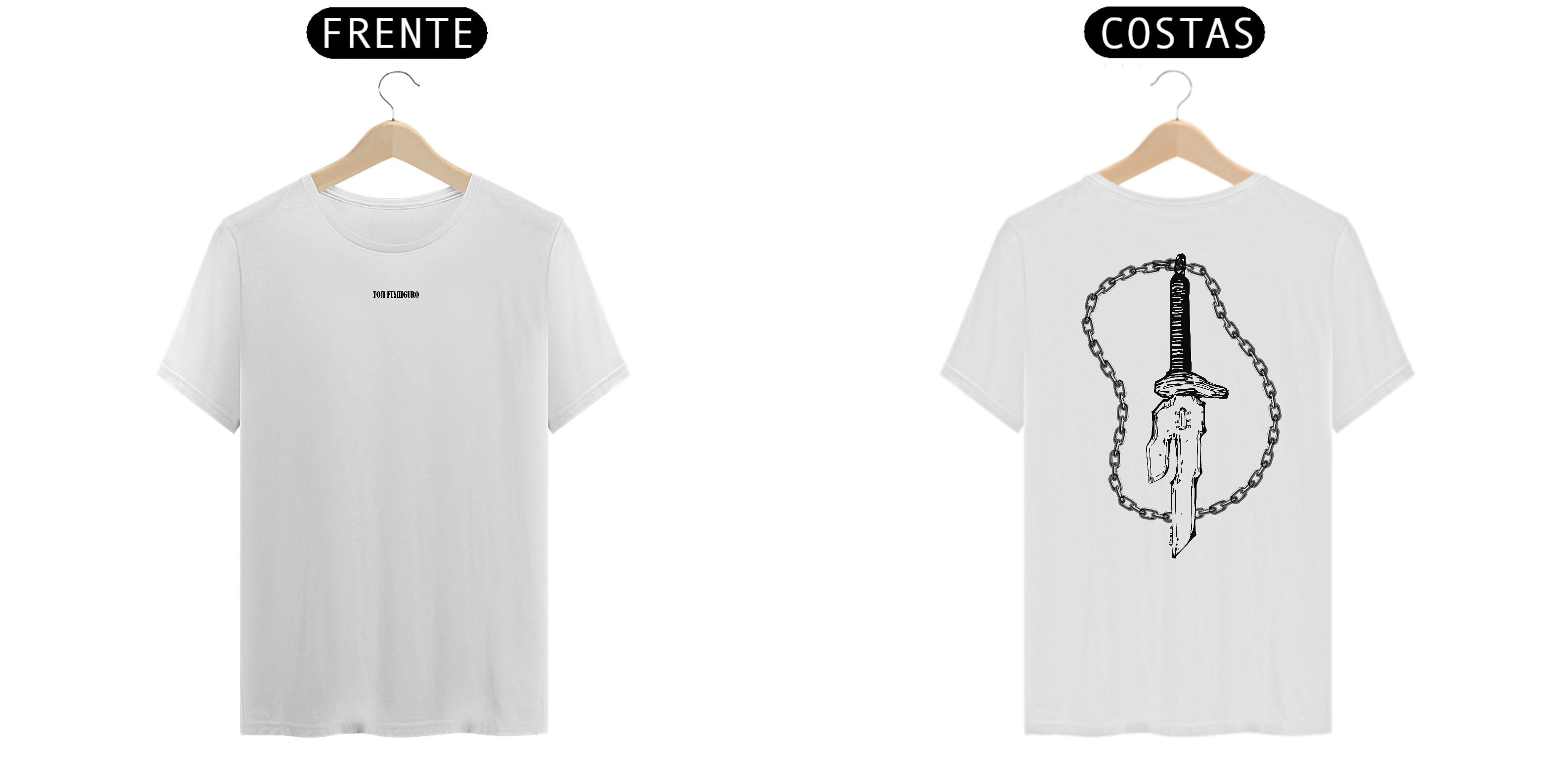 Toji Fushiguro - Jujutsu kaisen (frente e costas)