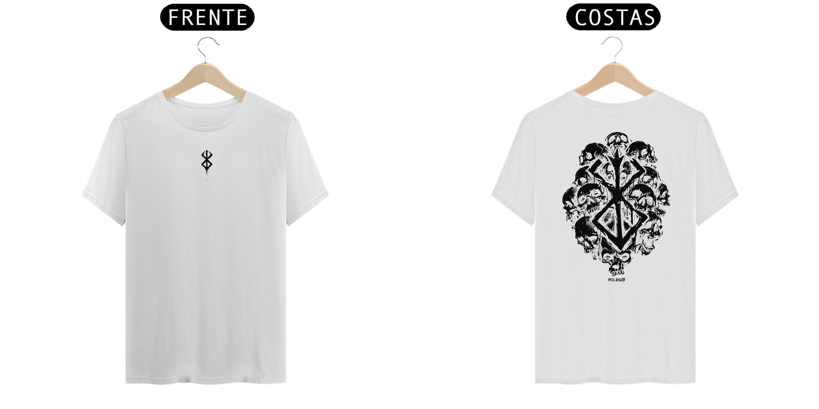 Marca do sacrifício v.2 - Berserk (frente e costas)