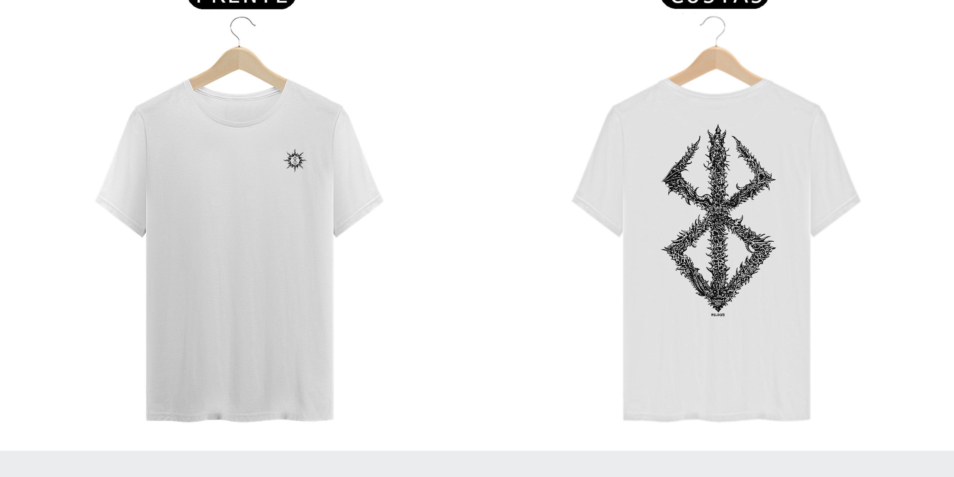 Marca do sacrifício v.3 - Berserk (frente e costas)