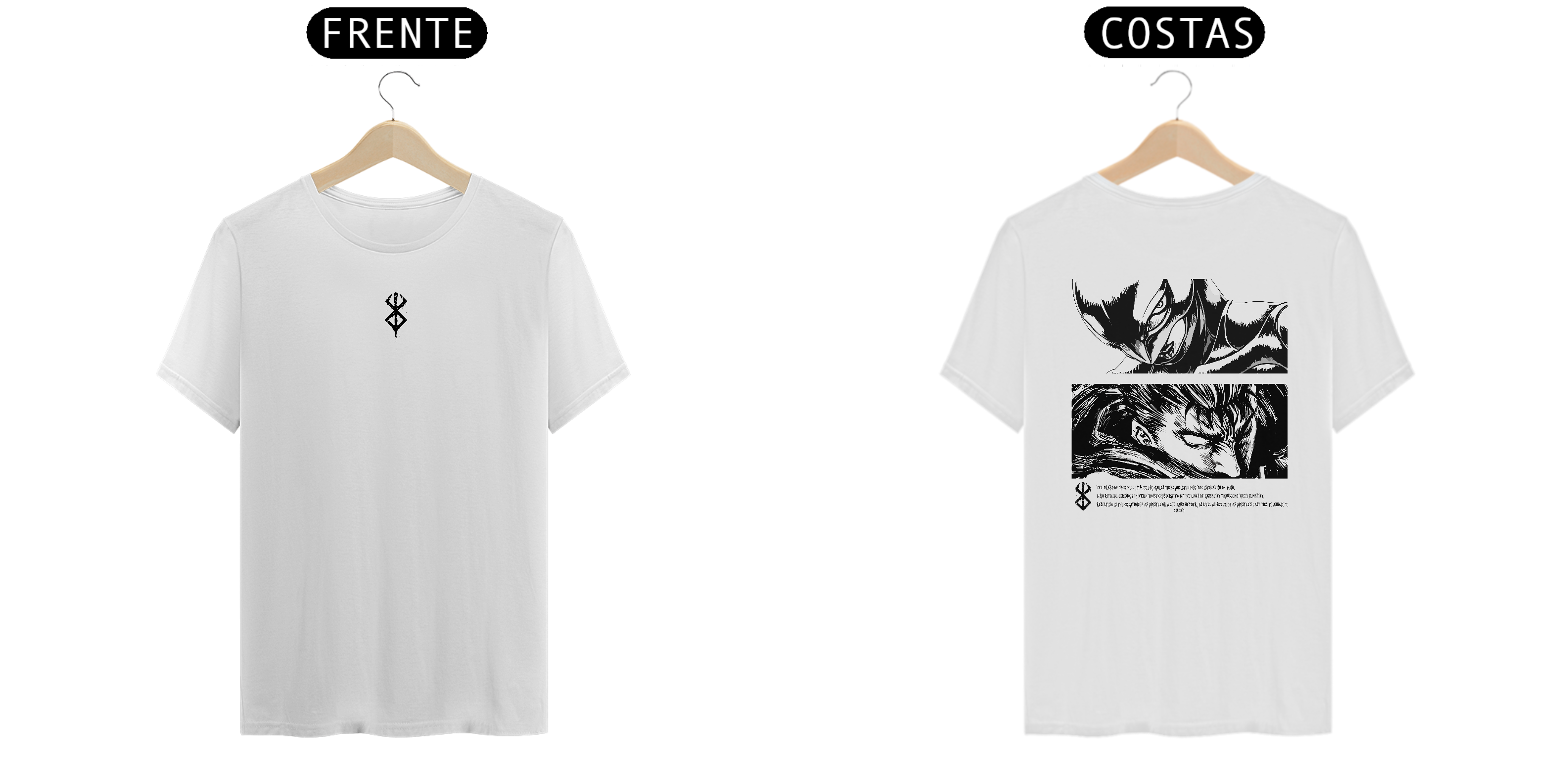 Guts - Berserk v.6 (frente e costas)