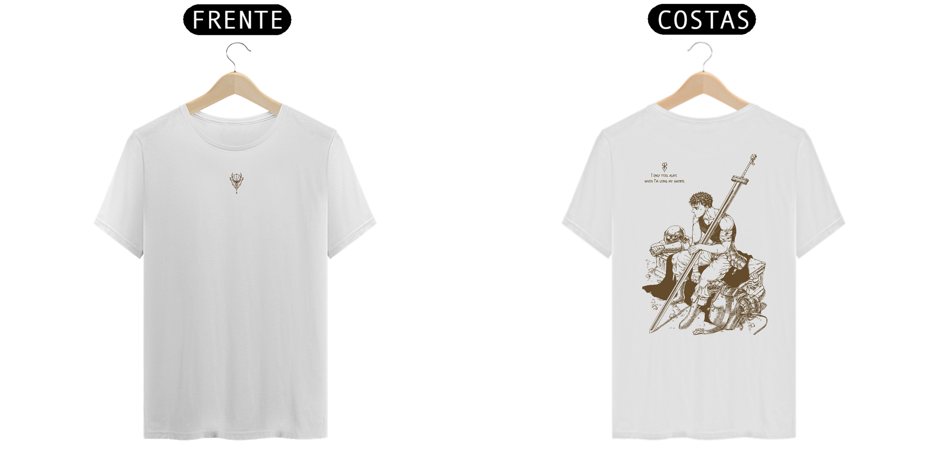 Guts - Berserk v.3 (frente e costas)