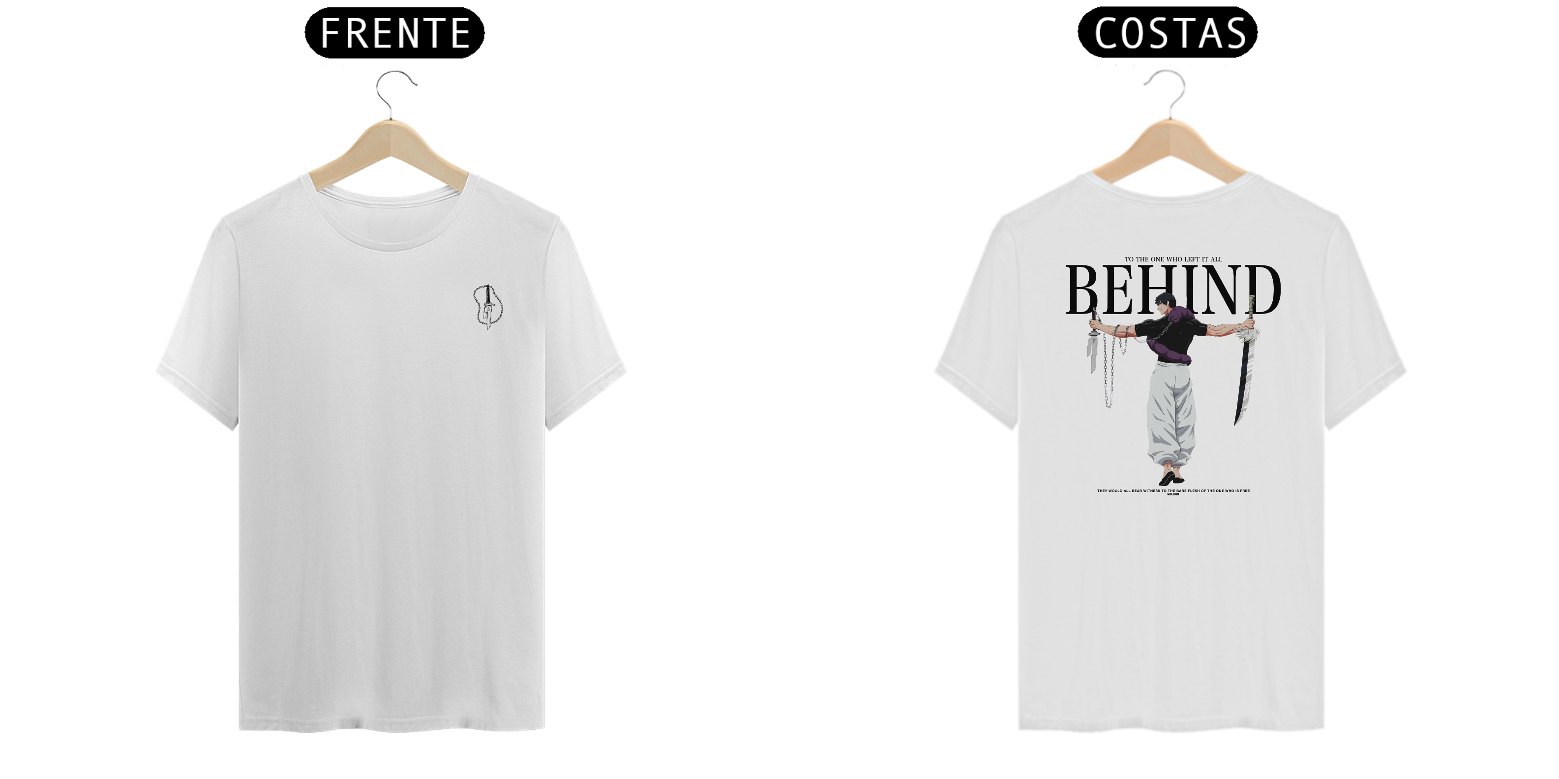 Toji Fushiguro v.2 - Jujutsu kaisen (frente e costas)