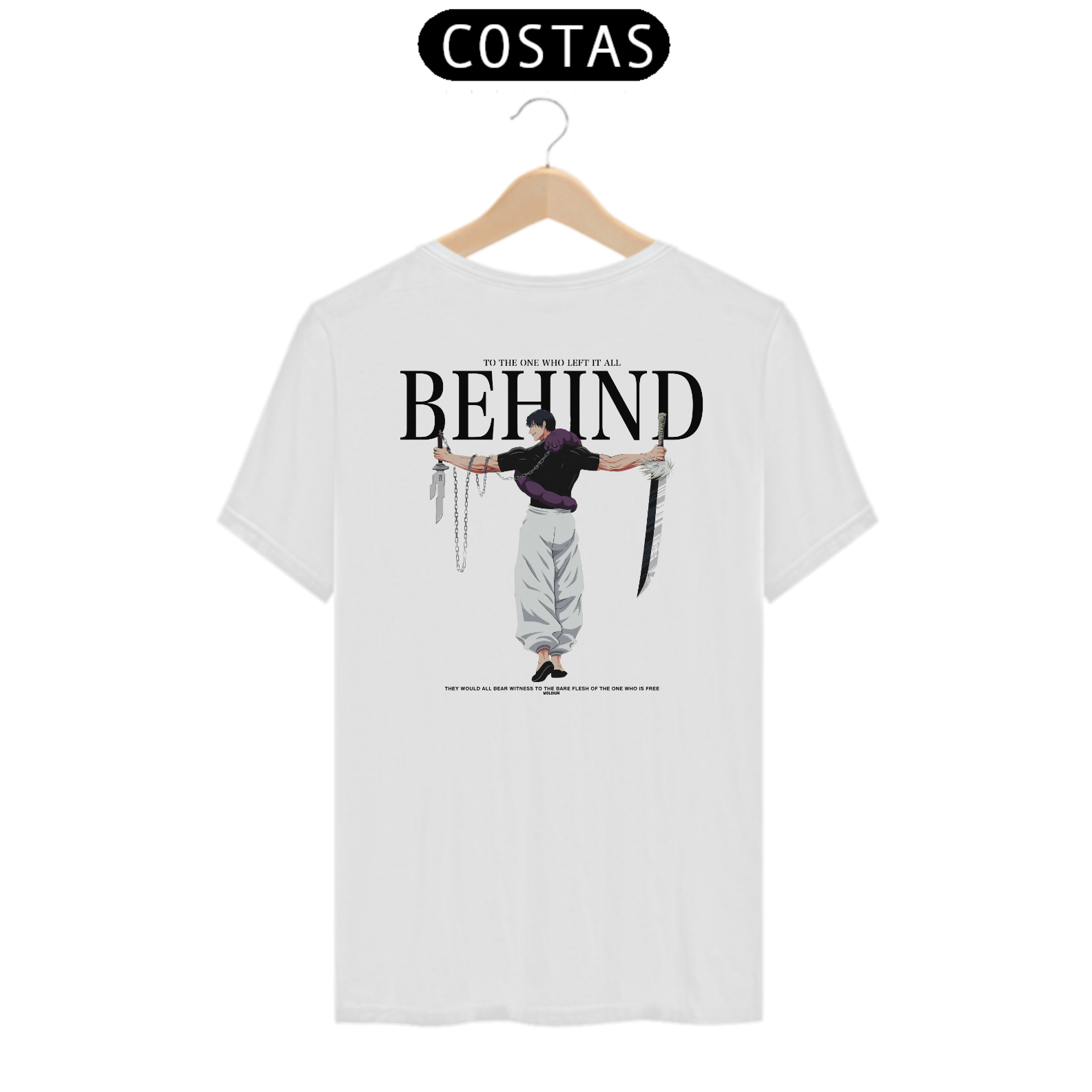 Toji Fushiguro v.2 - Jujutsu kaisen (costas)