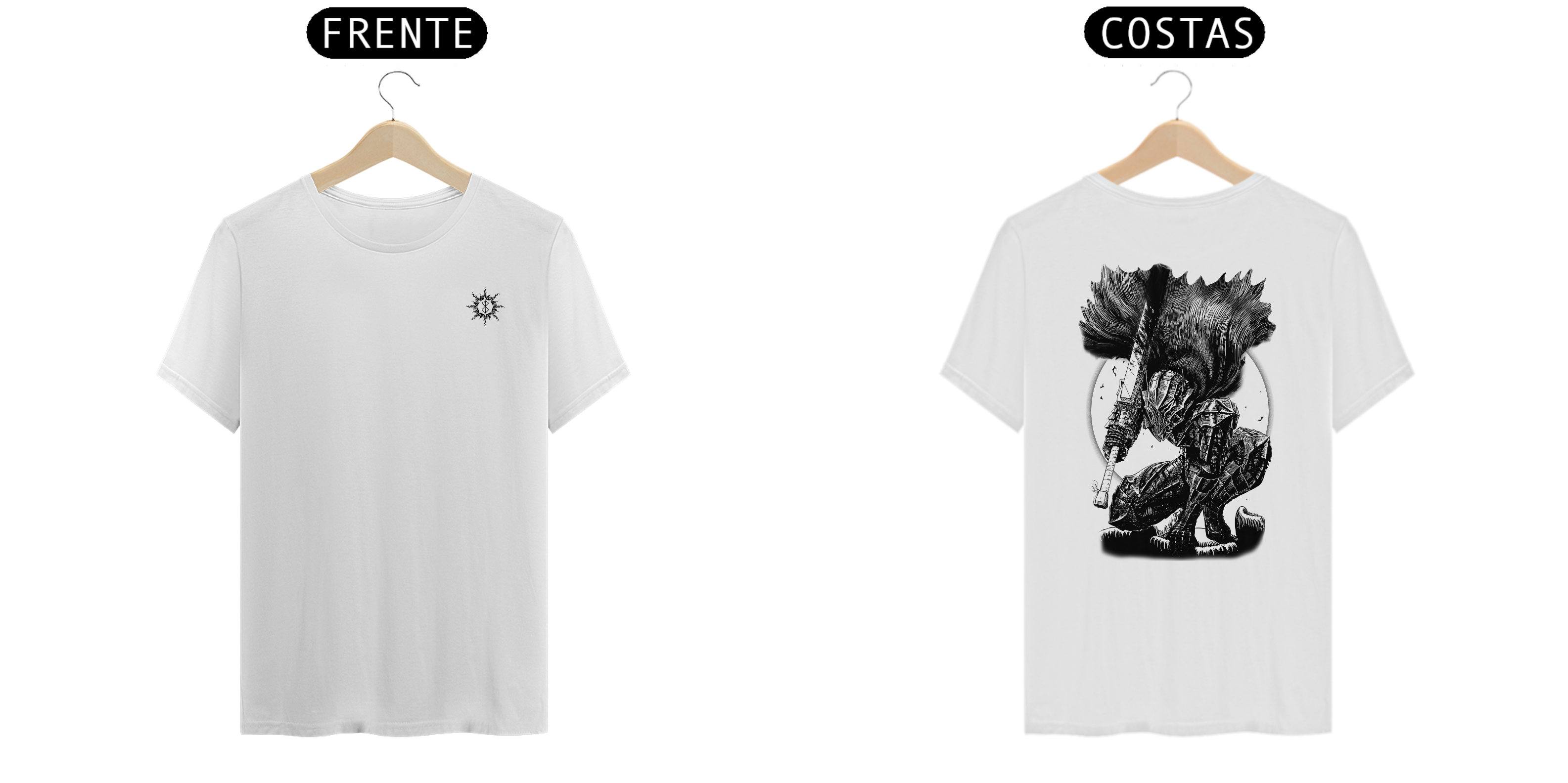 Guts v.2 - Berserk (frente e costas)