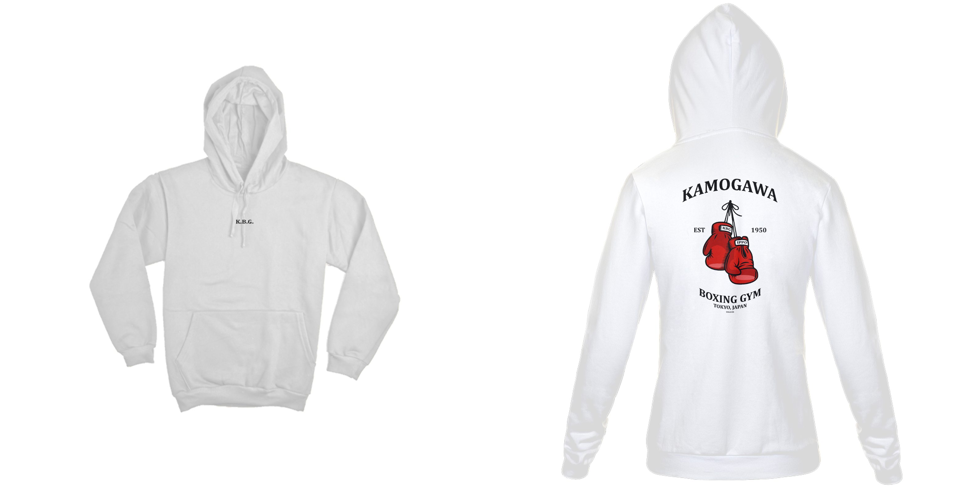 K.B.G. - Hajime no Ippo (frente e costas)