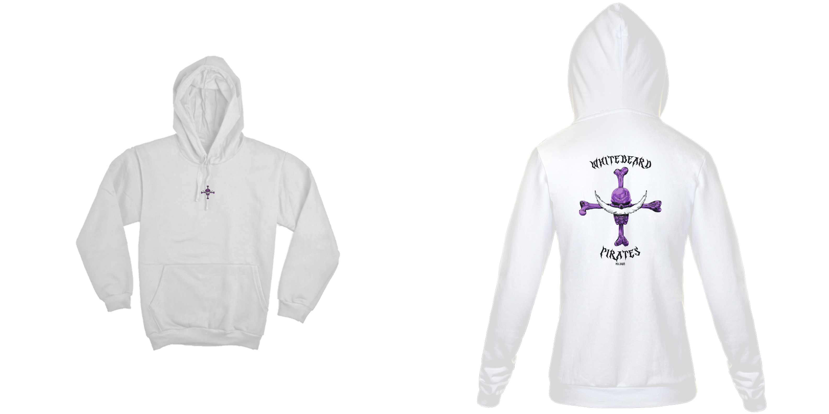 Barba Branca v.2 - One PIece (frente e costas)