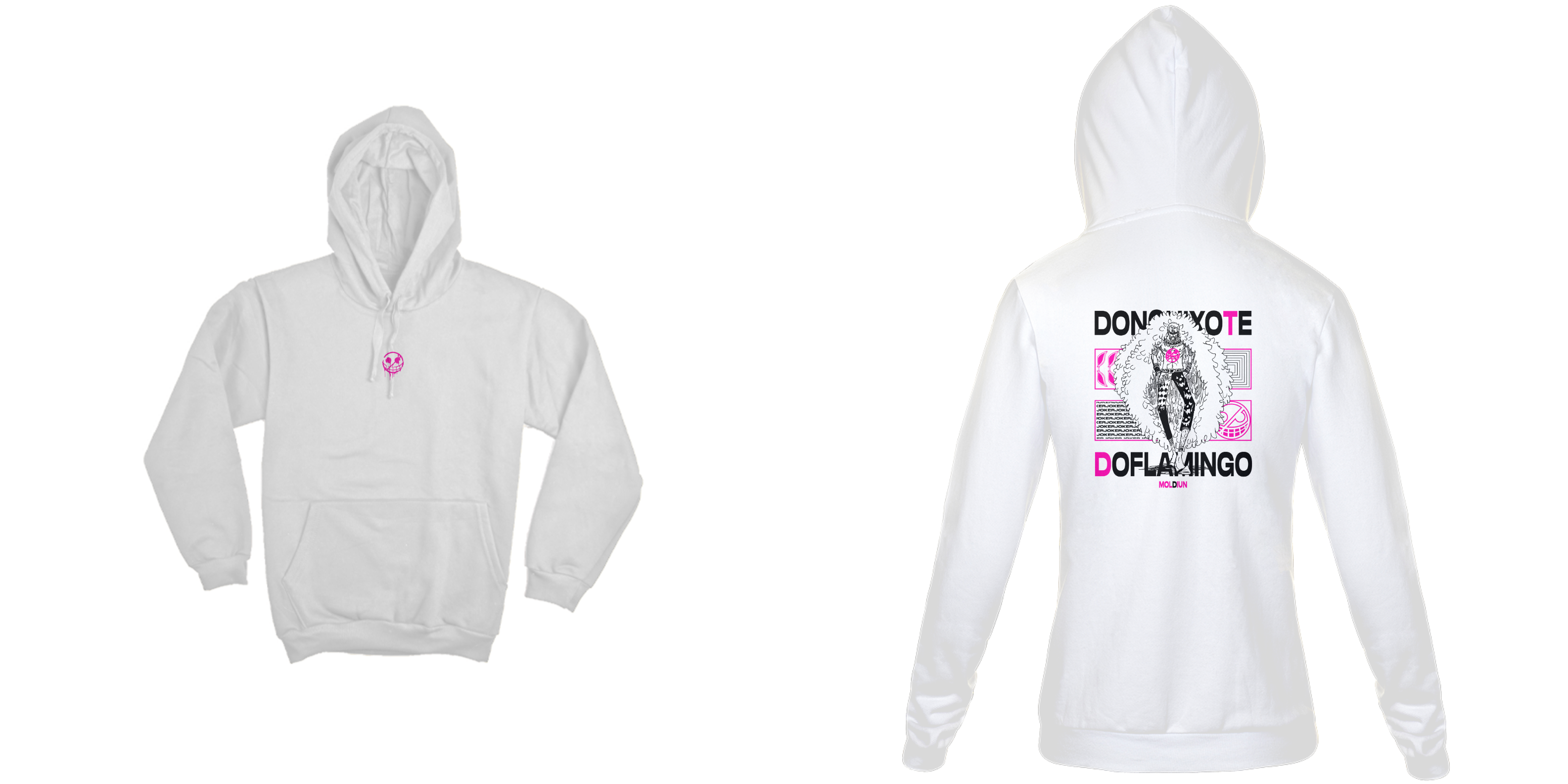 Doflamingo v.3 - One Piece (frente e costas)