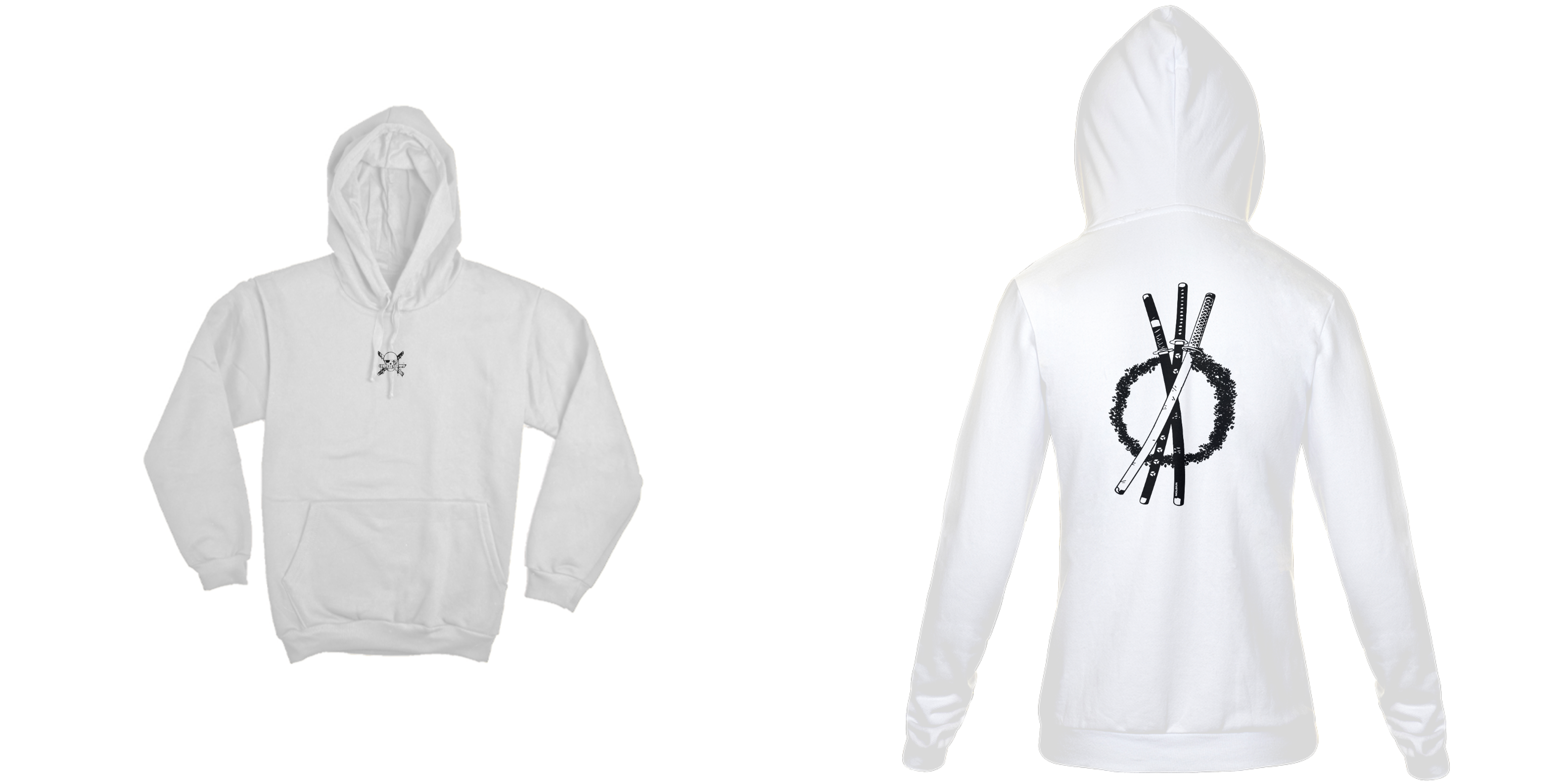 Roronoa Zoro v.2 - One Piece (frente e costas)